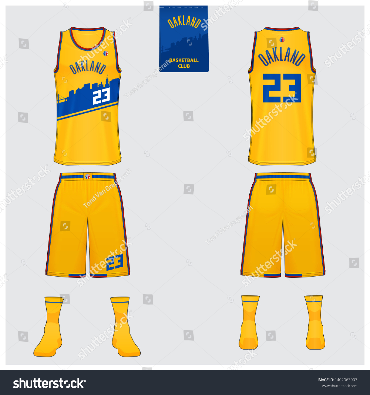 Download Basketball Uniform Mockup Template Design Basketball Stock Vector Royalty Free 1402063907