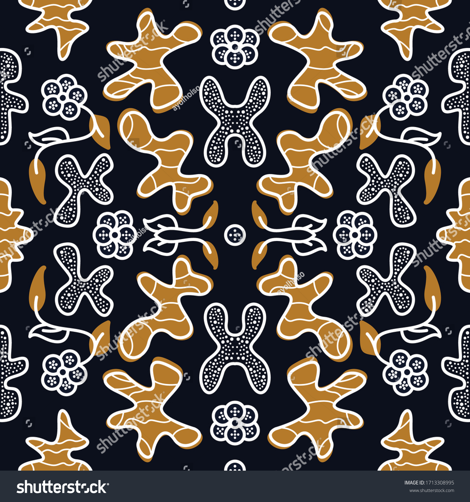 Batik Jaheyan Banyumas Indonesian Motif Batik Stock Vector Royalty Free 1713308995