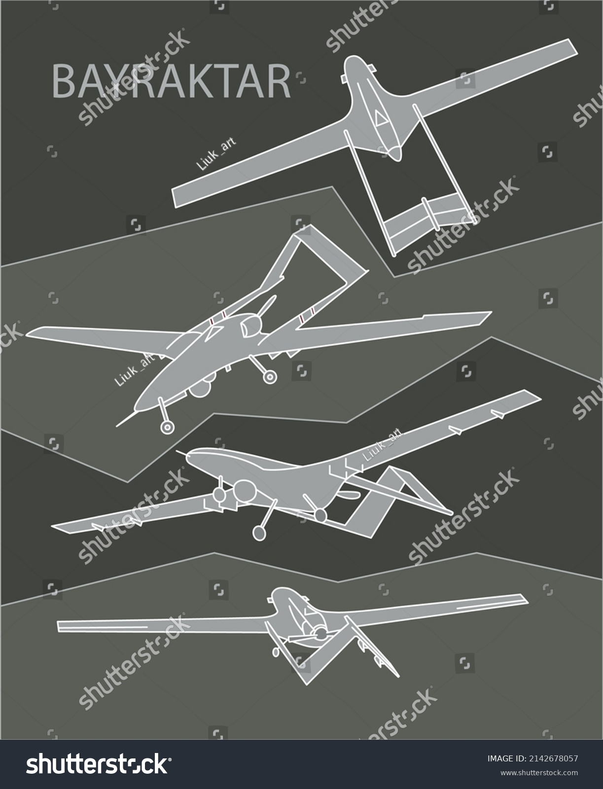 SVG of Baykar Bayraktar. Icon Baykar Bayraktar.  Unmanned combat aerial vehicle. svg