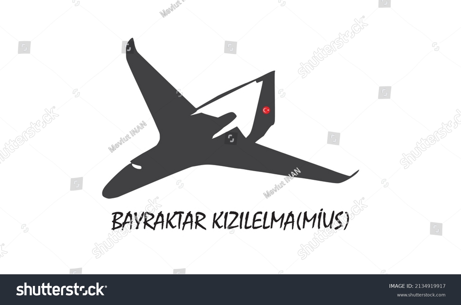 SVG of Bayraktar Kızılelma CUAS - Combat Unmanned Aircraft System. svg