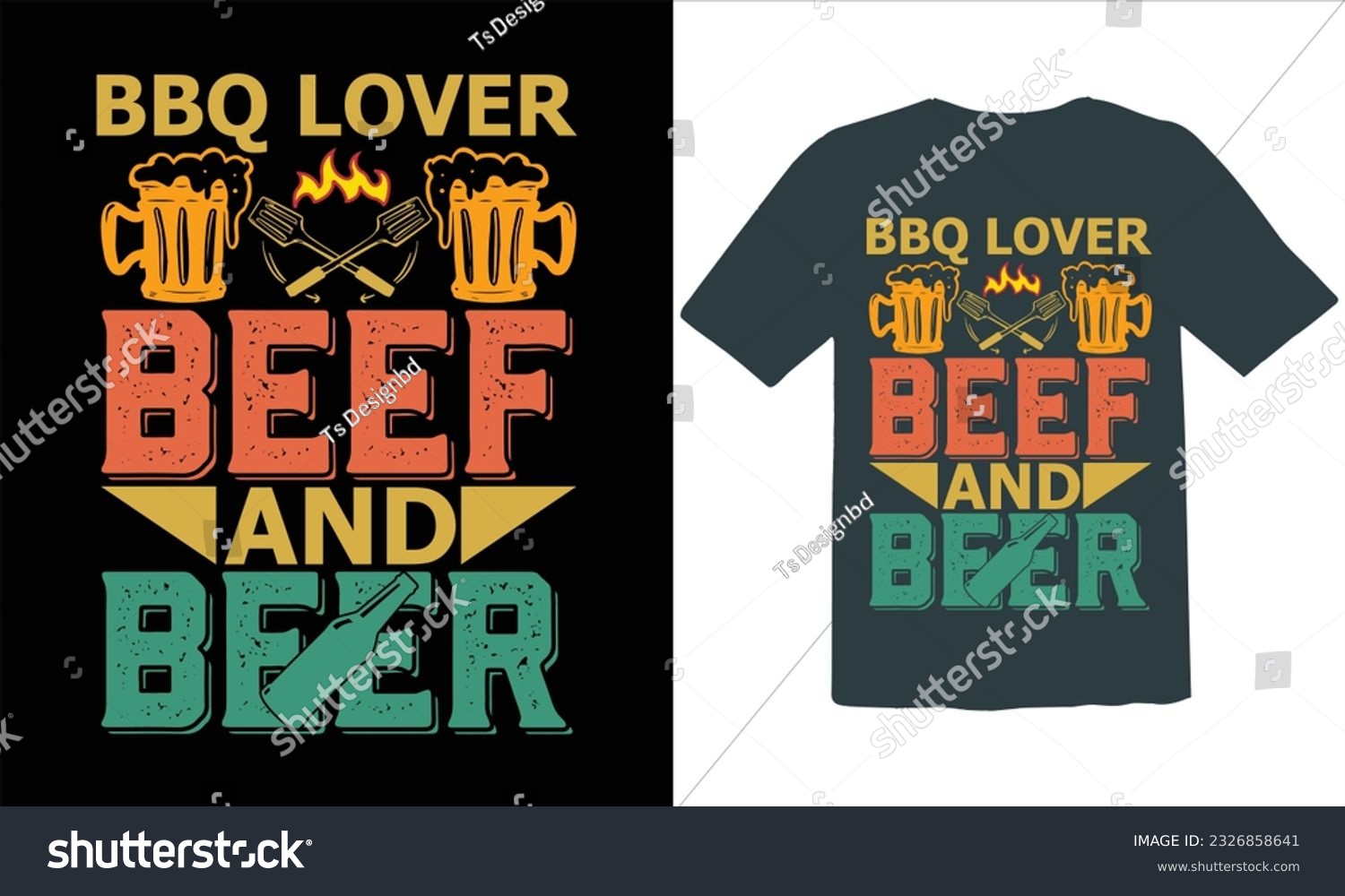 SVG of Bbq Lover Beef And Beer  T Shirt Design,BBQ T-shirt design,typography BBQ shirts design,BBQ Grilling shirts design vectors,Barbeque t-shirt,Typography vector T-shirt design,Funny BBQ Shirt, svg
