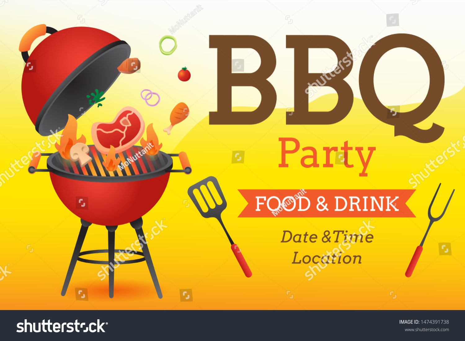 bbq-party-invitation-card-poster-template-stock-vector-royalty-free-1474391738-shutterstock