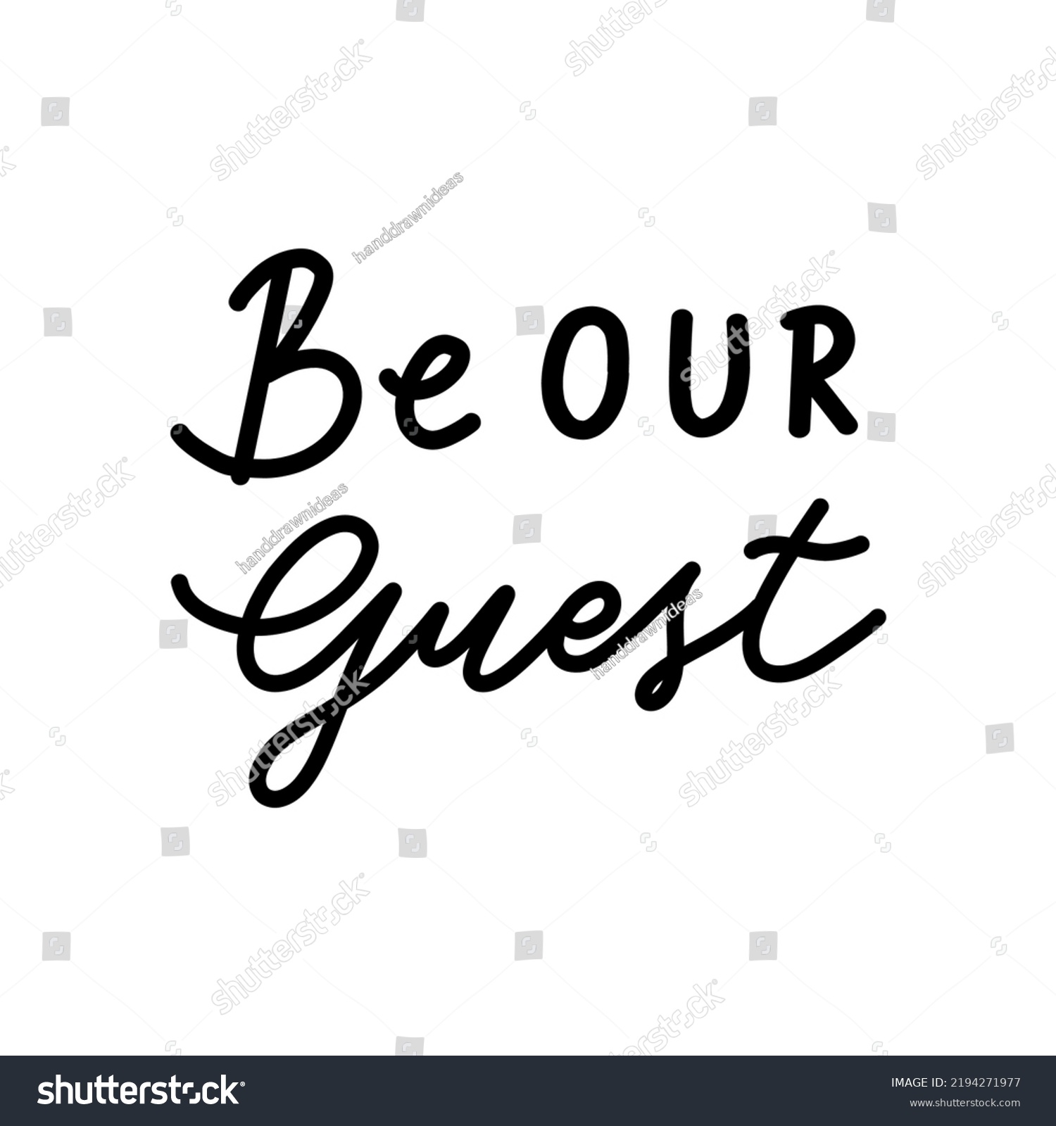 SVG of Be Our Guest Wedding Logo svg