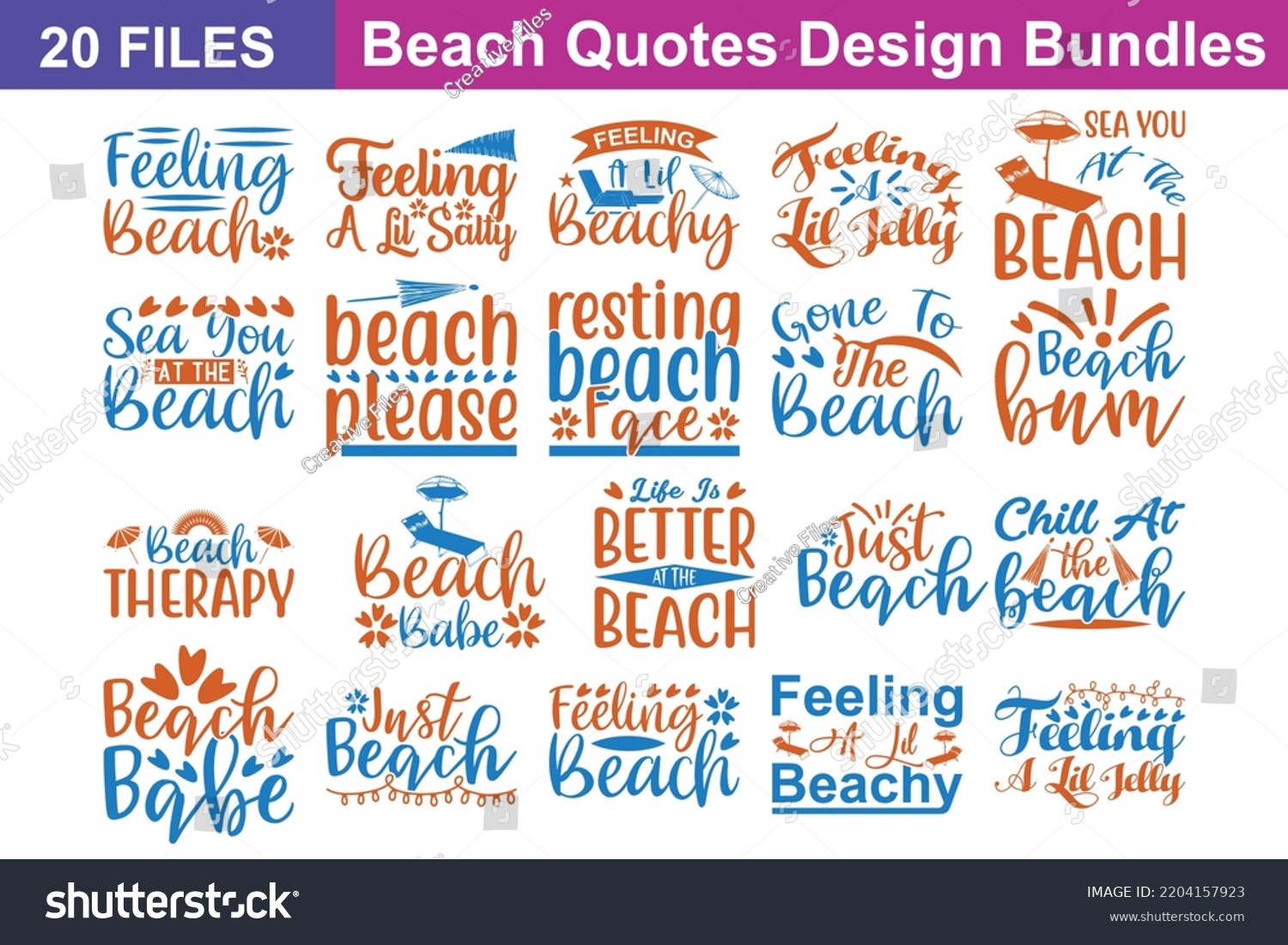 SVG of Beach Quotes svg Bundle. Quotes about Beach, Beach cut files Bundle of 20 svg eps Files for Cutting Machines Cameo Cricut, Beach Quotes svg