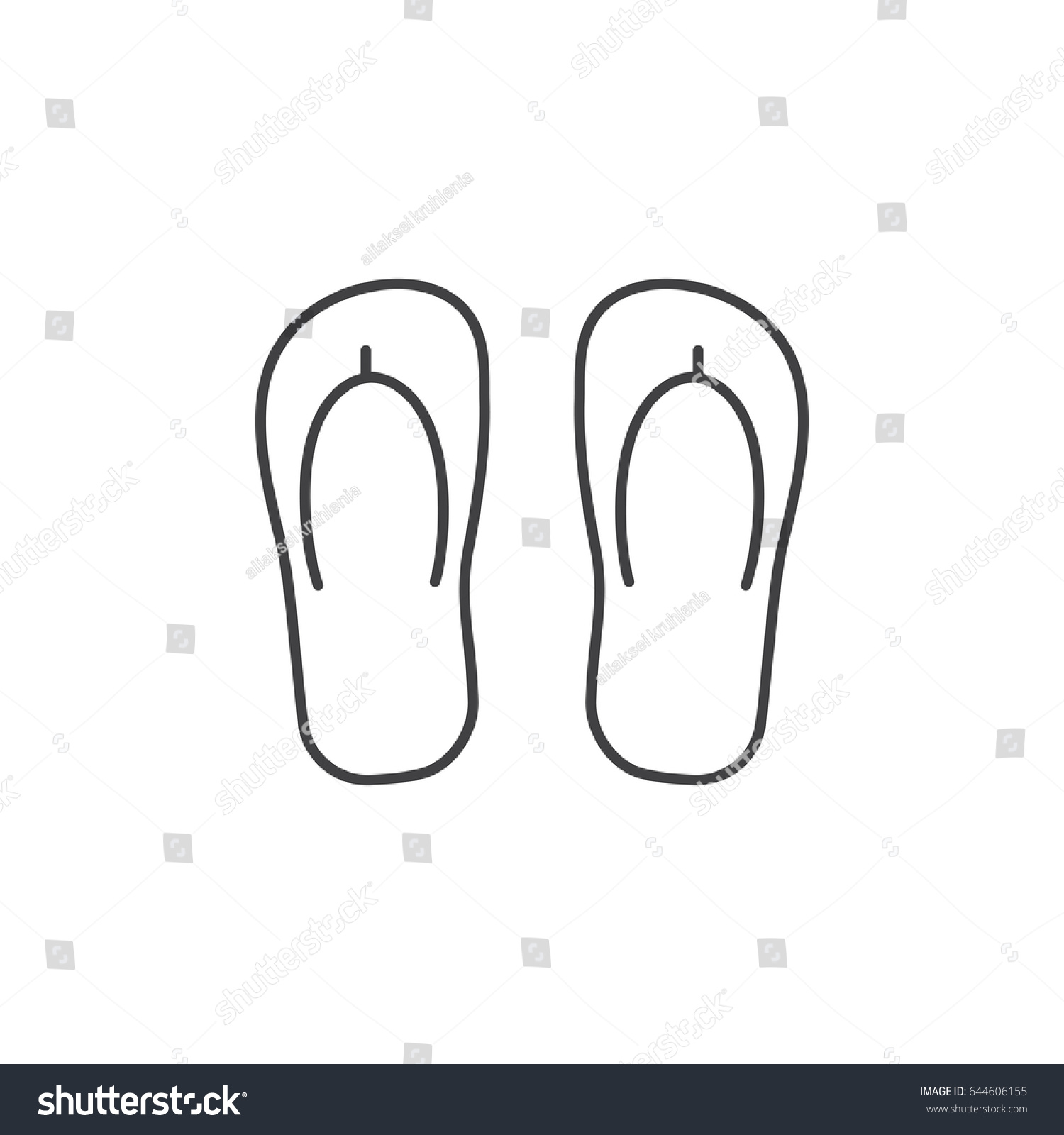 How To Draw Flip Flops Easy Step By Step