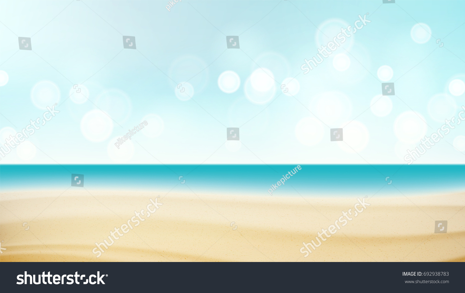 SVG of Beach Tropical Vector. Travel Seaside View Poster. Summer Holiday Vacation Concept. Ocean Illustration svg