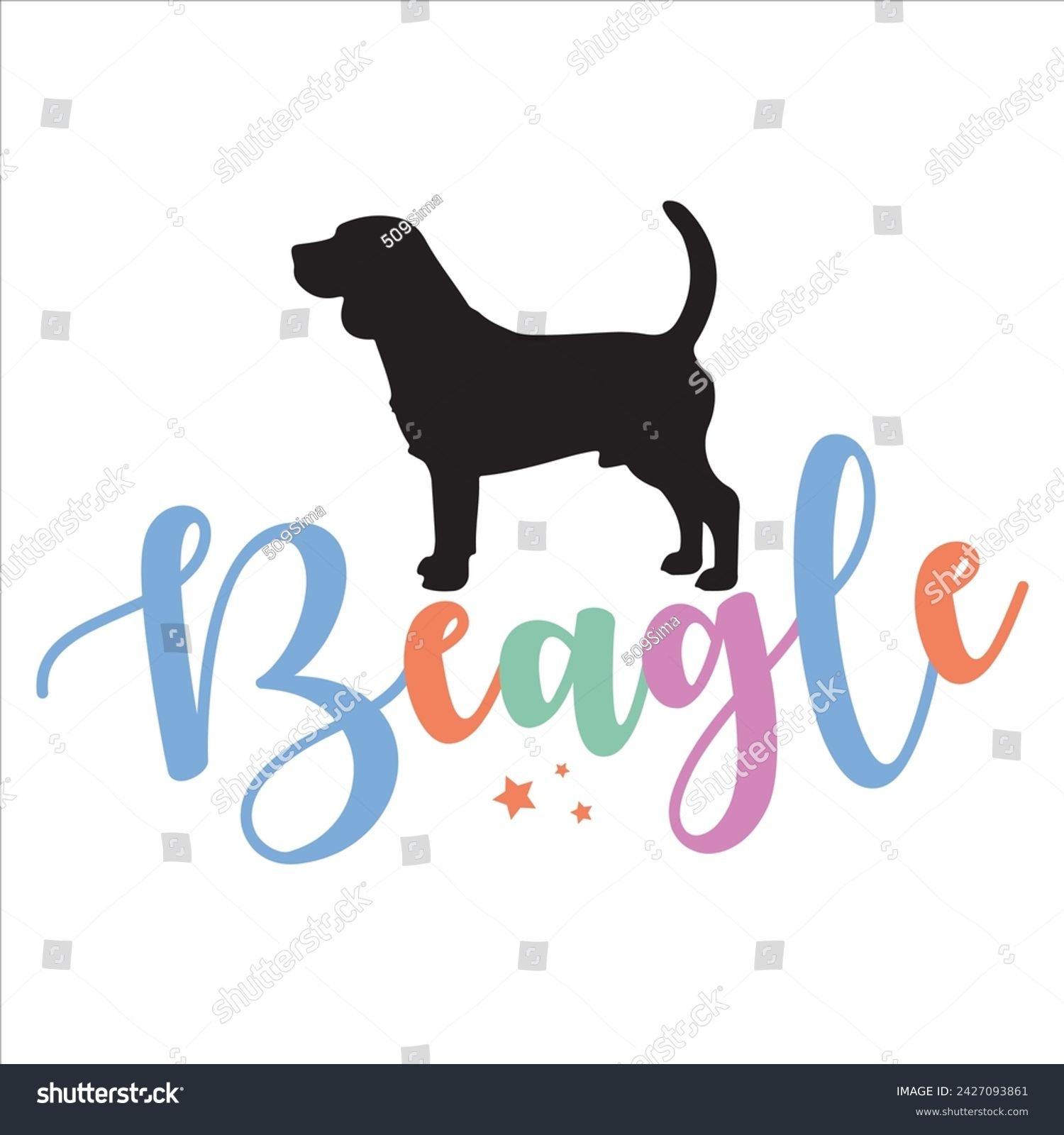 SVG of BEAGLE  DOG T-SHIRT DESIGN  BEAGLE  DOG T-SHIRT DESIGN svg