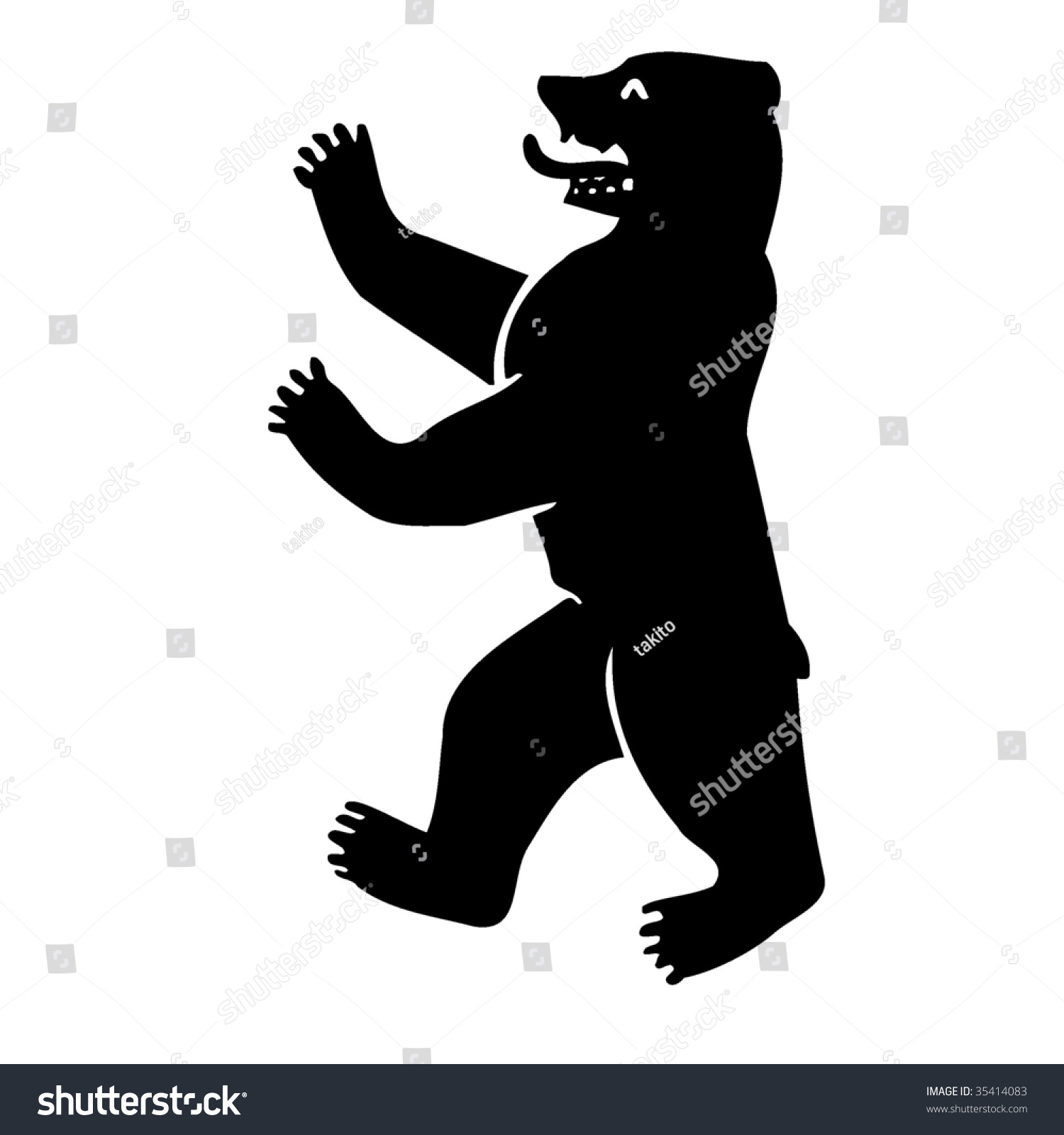 Bear Stock Vector 35414083 : Shutterstock
