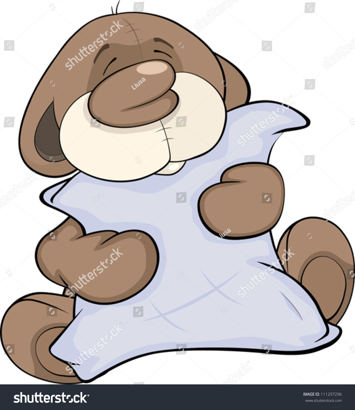 Bear Cubcartoon Stock Vector 111297296 - Shutterstock