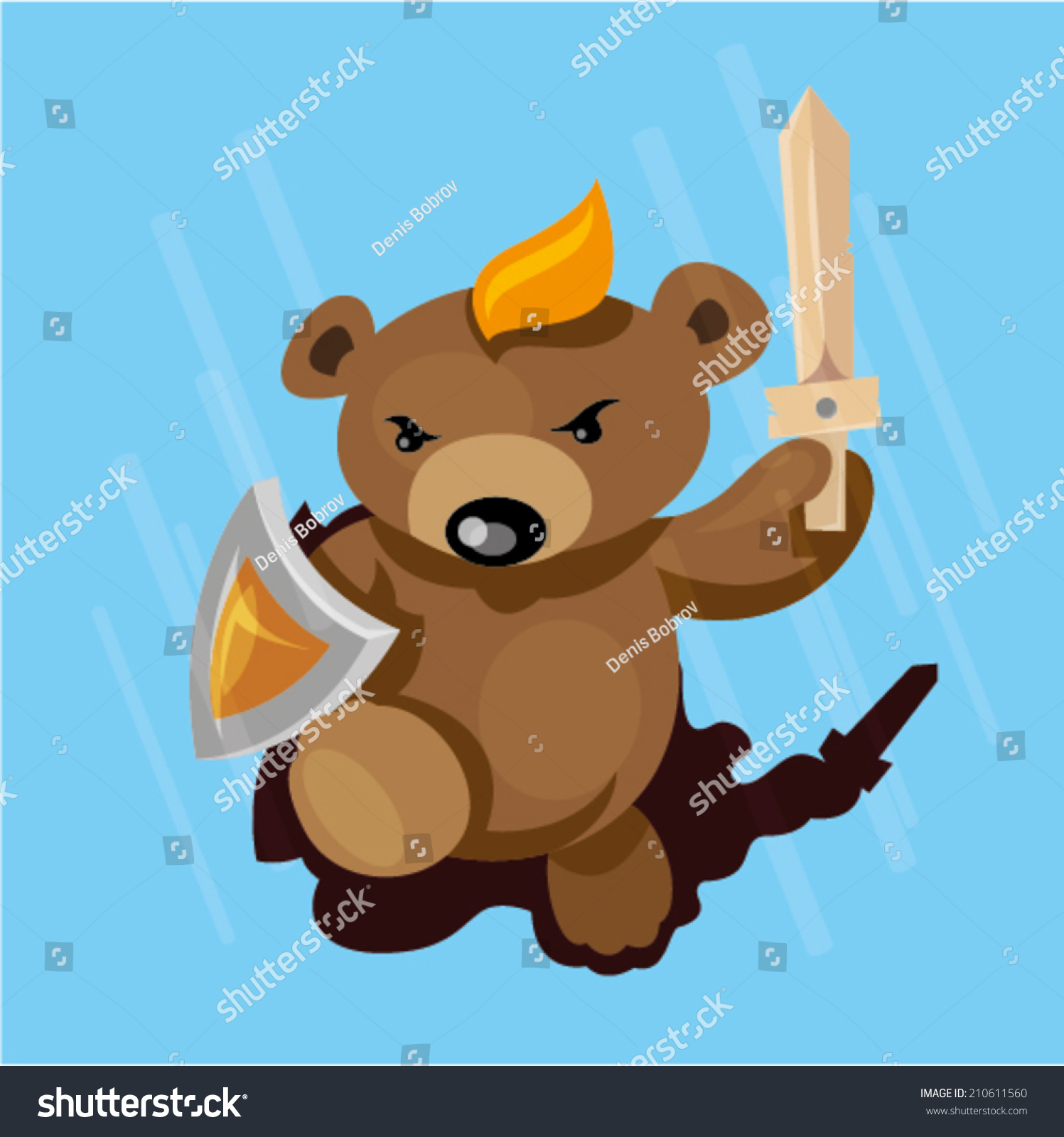 knight teddy bear