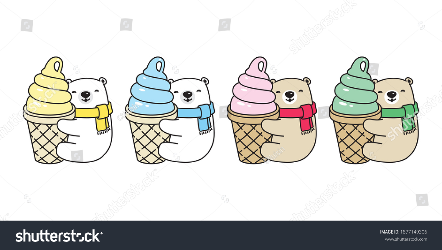 550 Polar bear ice cream Images, Stock Photos & Vectors | Shutterstock