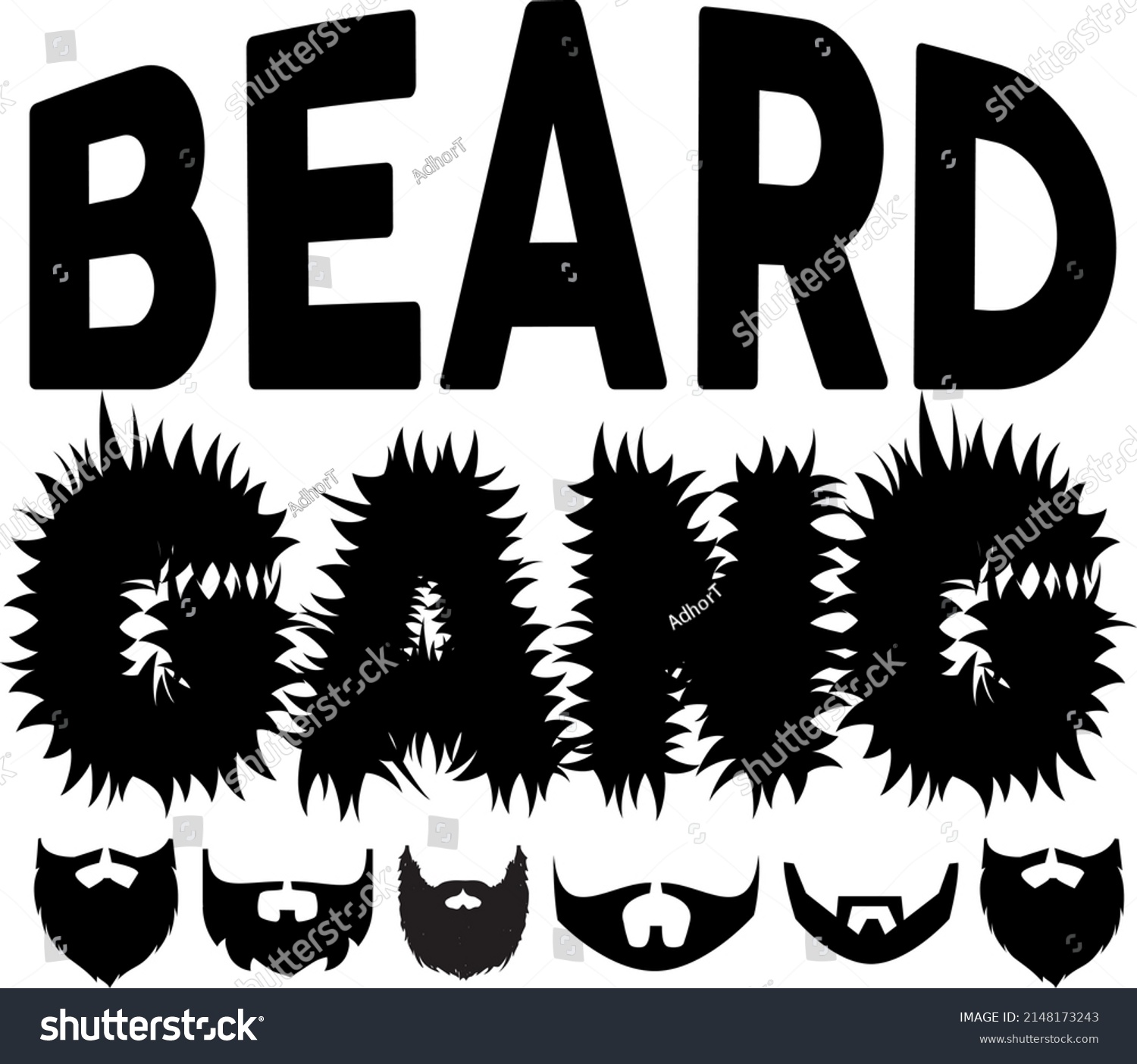SVG of Beard Gang beard and mustache Men's T-shirt svg