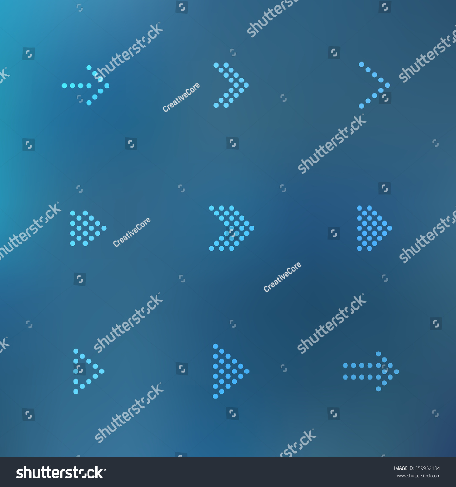 SVG of Beautiful Digital Dotted Vector Arrow Icons Set on Blurred Mesh Background. Ideal for your Web Site, Mobile UI, Banner, and other things. EPS 10 svg