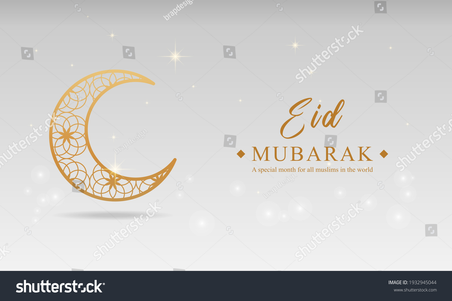 190 Eid mubarak cresent Images, Stock Photos & Vectors | Shutterstock