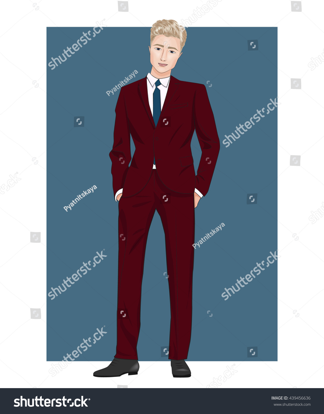 burgundy leisure suit