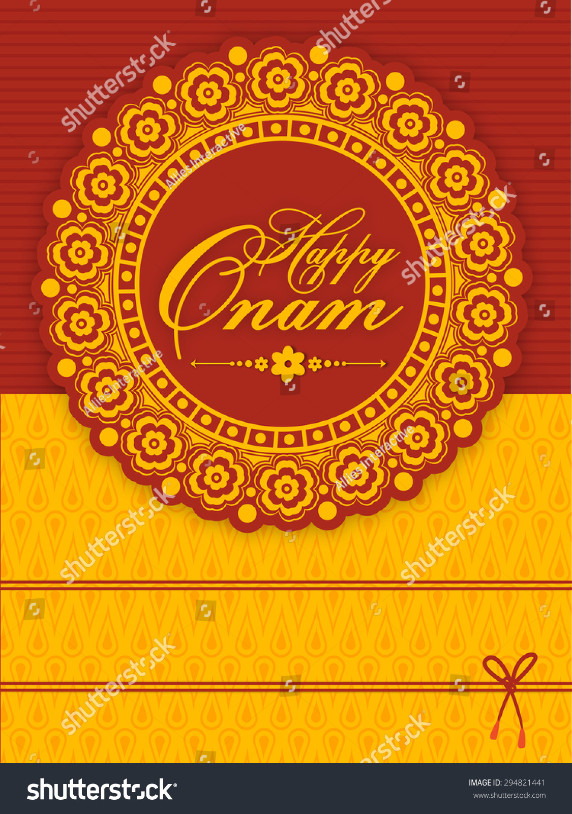 Beautiful Fl Design Decorated Greeting Or Invitation Card For Id 294821441