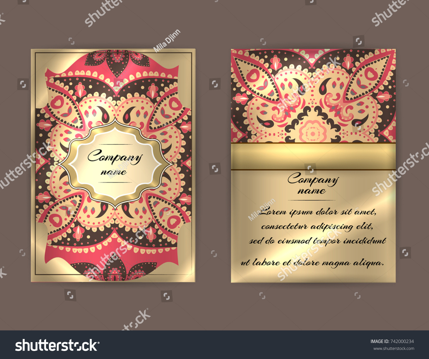 invitation front page design