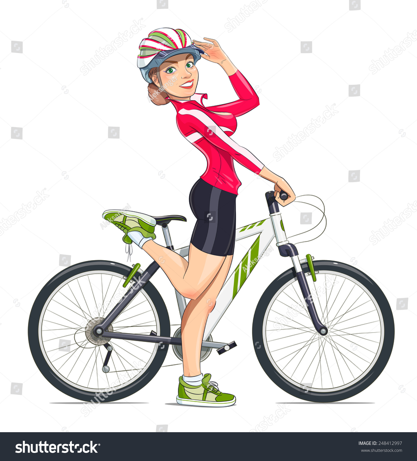 white mountain bike helmet