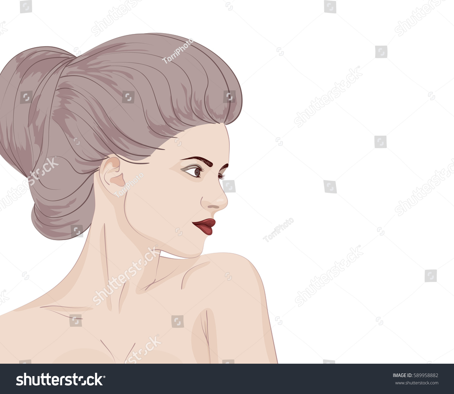https://www.shutterstock.com/image-vector/beautiful-portrait-sensual-young-woman-bun-589958882