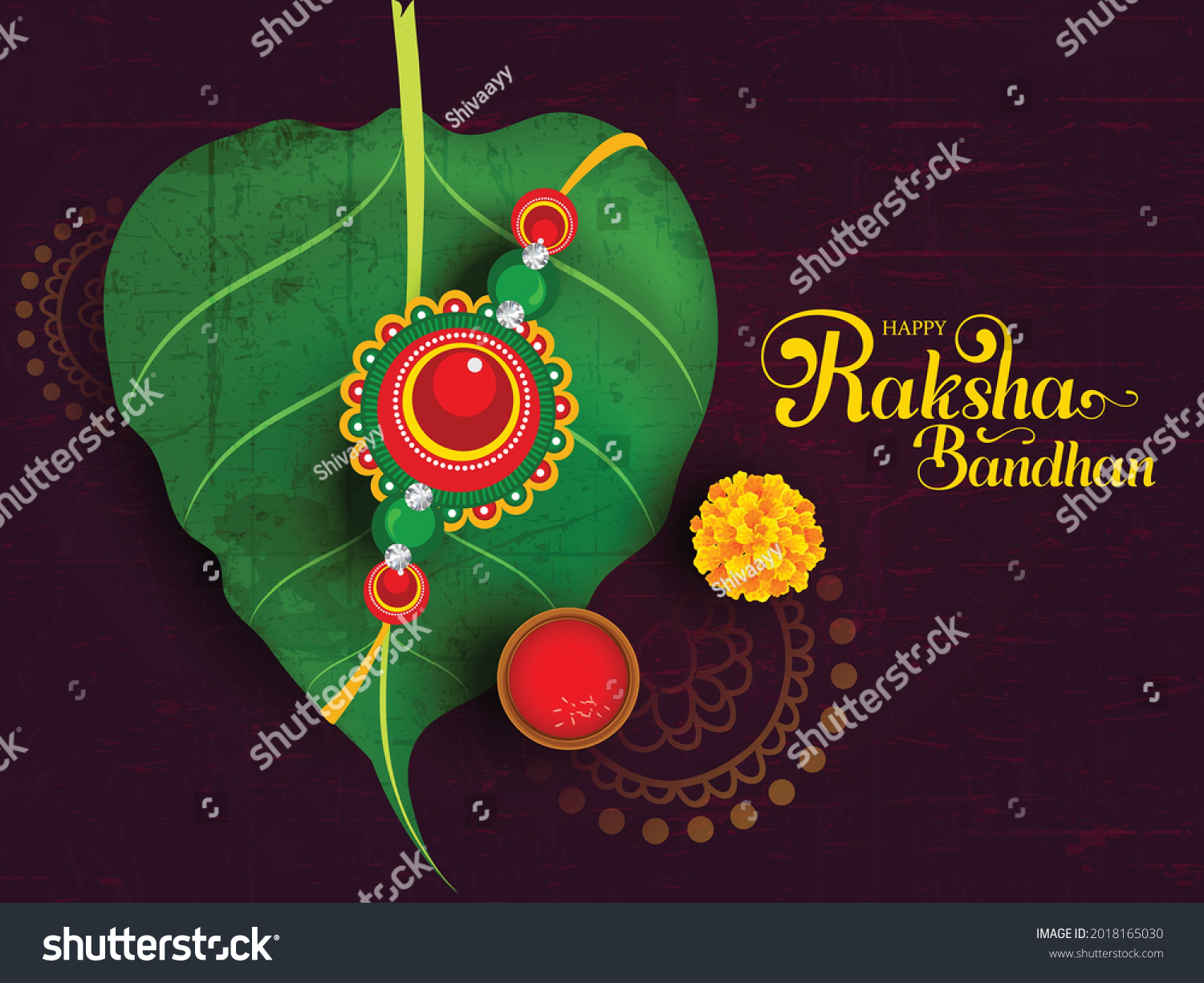 SVG of Beautiful Rakhi Traditional Background Design with Creative Text 