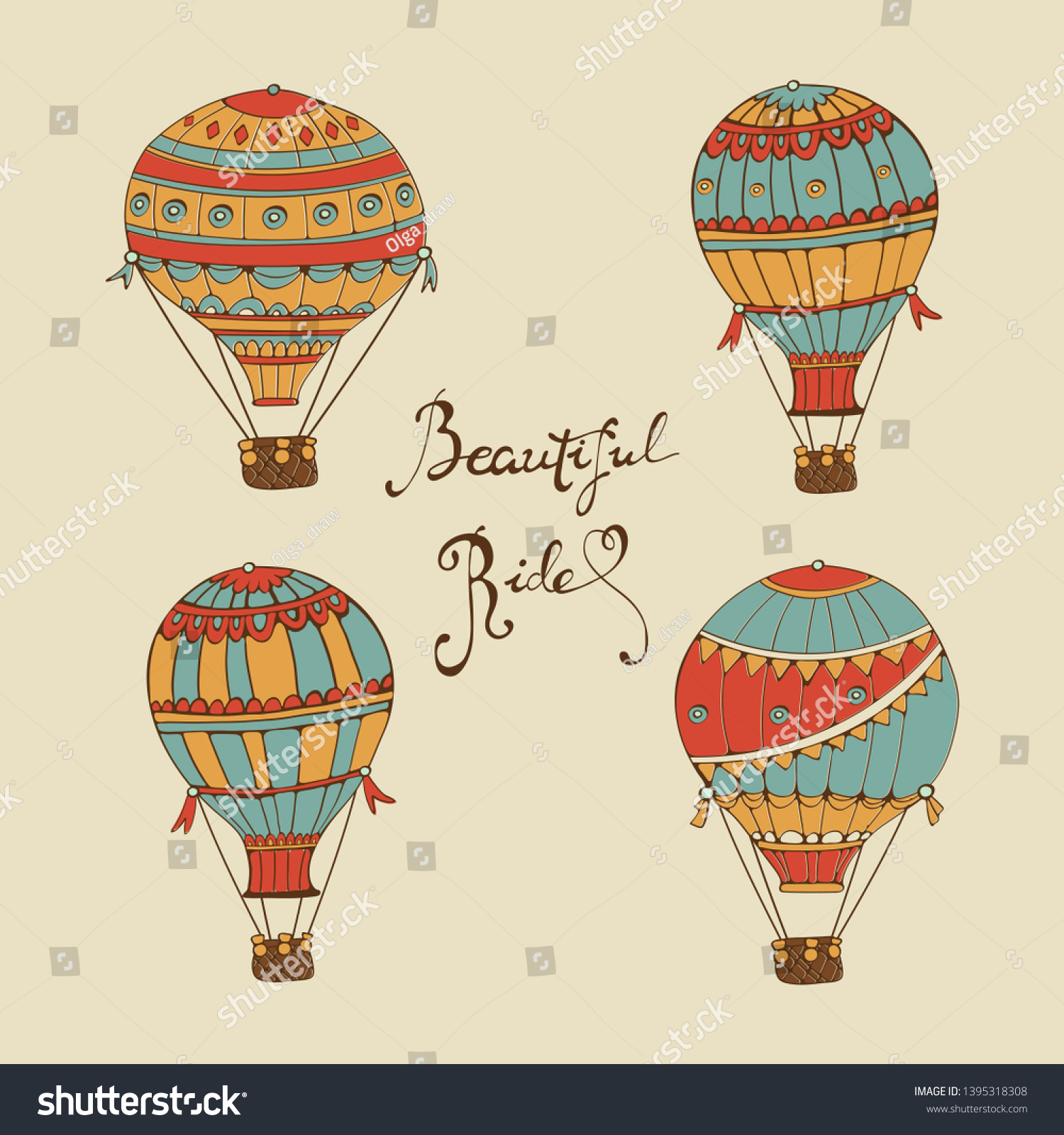 beautiful hot air balloons