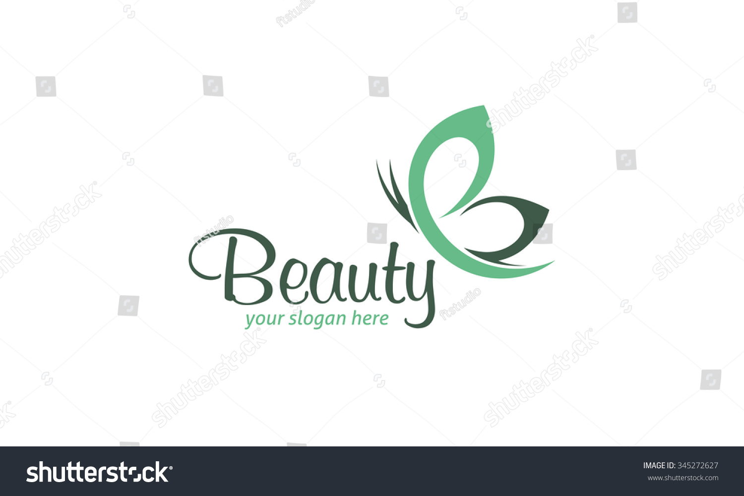 Beauty Logo Stock Vector 345272627 - Shutterstock