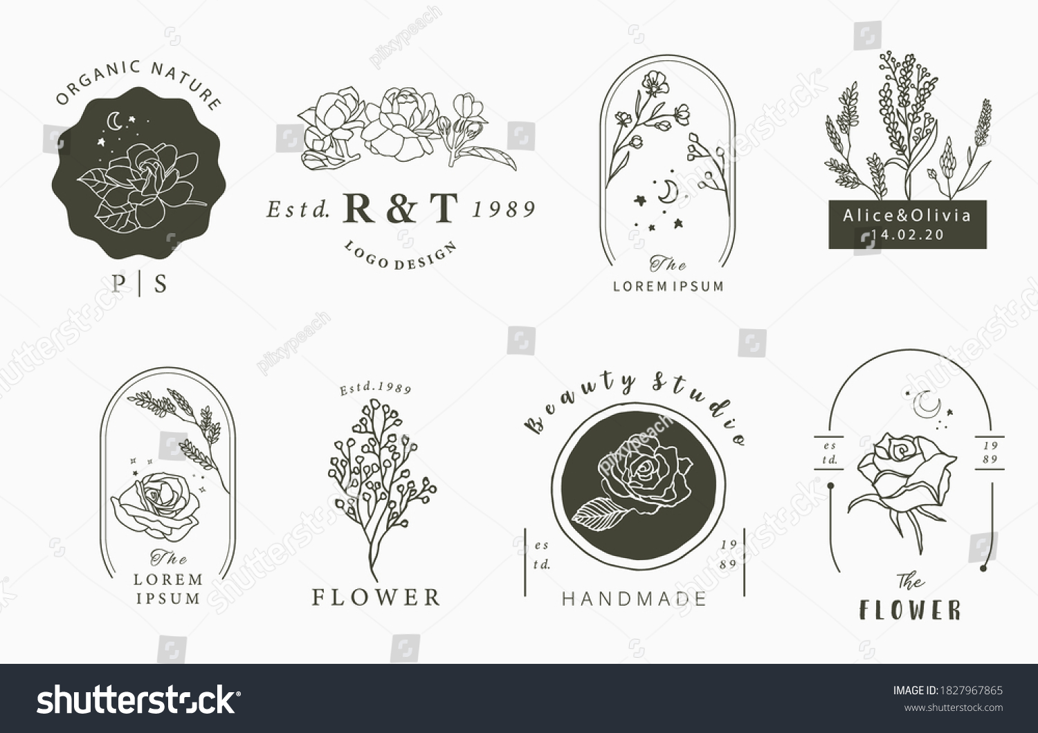 5,121 Lavender flower logo Images, Stock Photos & Vectors | Shutterstock