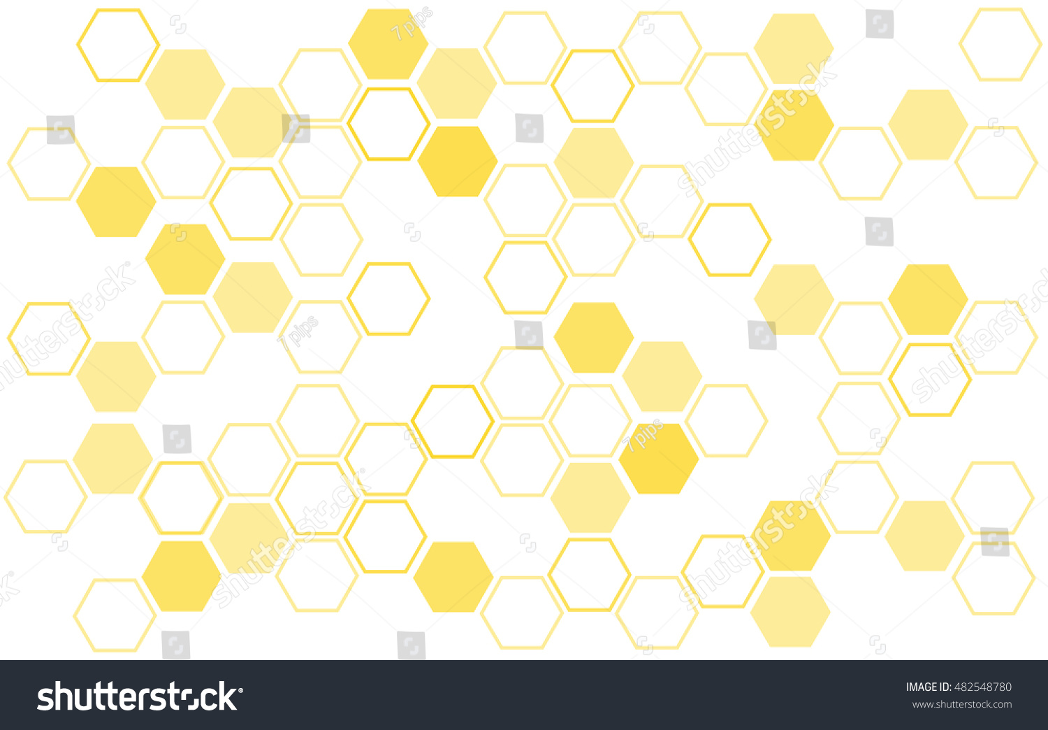 Bee Hive Background Stock Vector (Royalty Free) 482548780