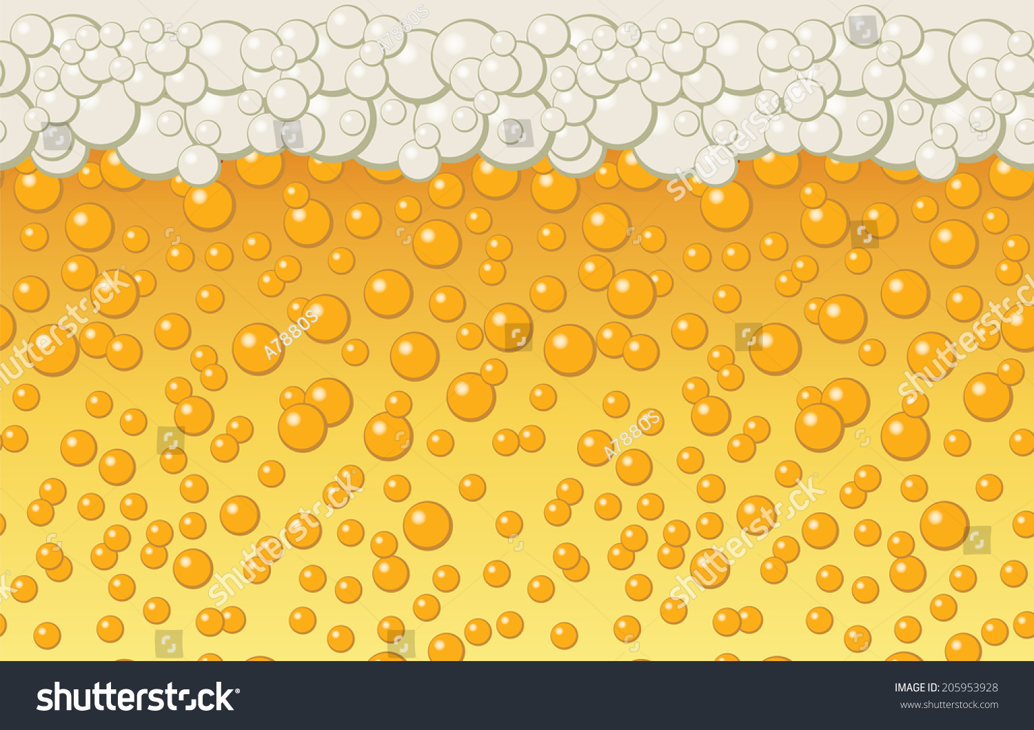 Beer Bubbles Background Vector Illustration Stock Vector Royalty Free 205953928 Shutterstock 6155