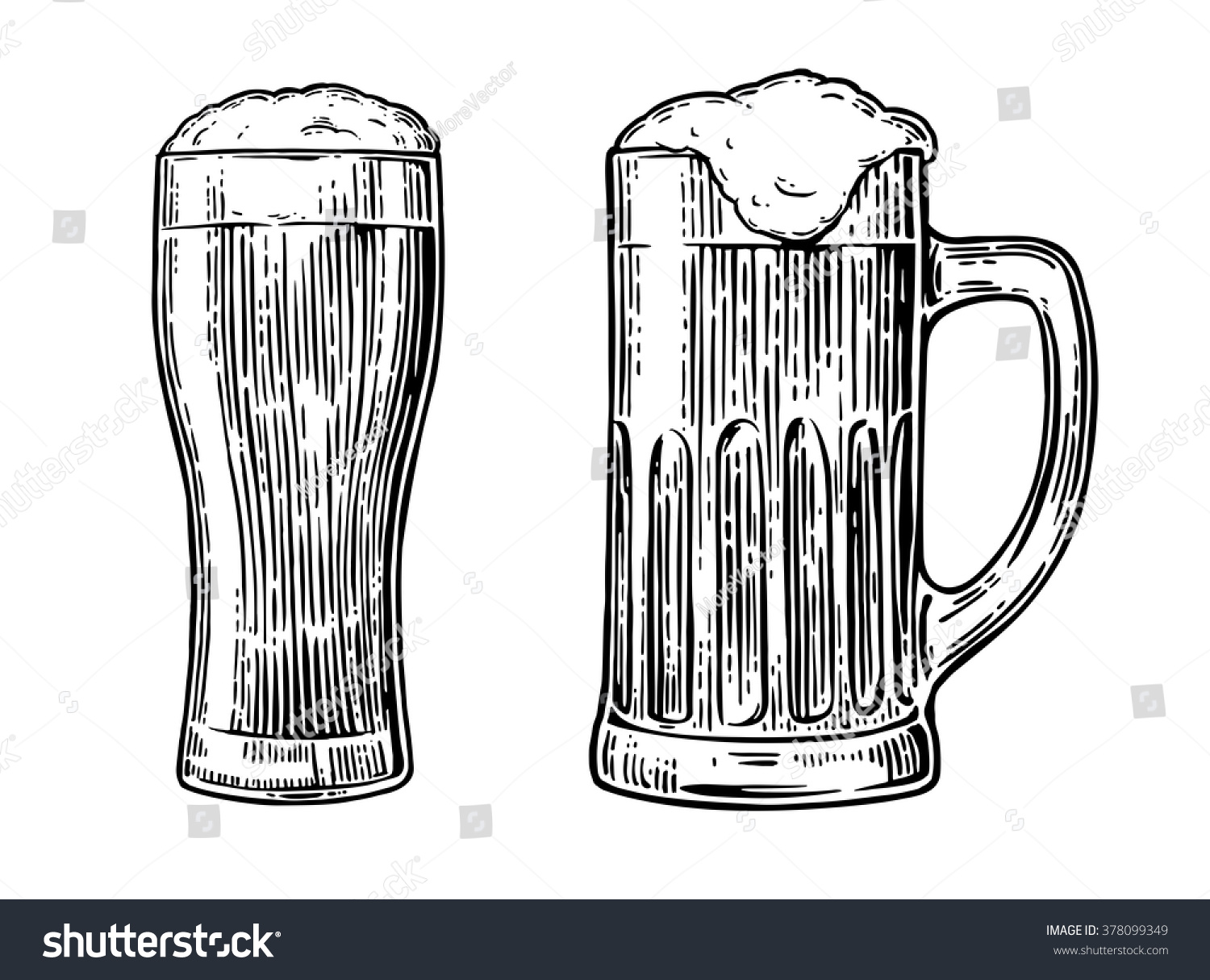 33,933 Beer glass drawing Stock Illustrations, Images & Vectors ...