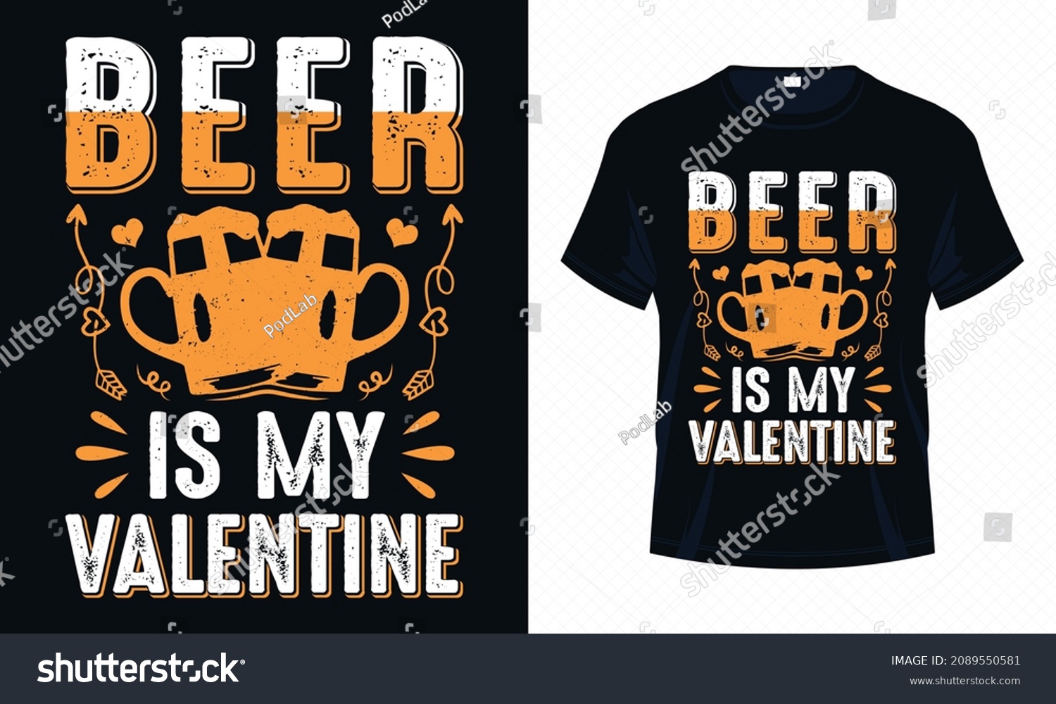 SVG of Beer is My Valentine – Valentine T-shirt Design Vector. Good for Clothes, Greeting Card, Poster, and Mug Design. svg