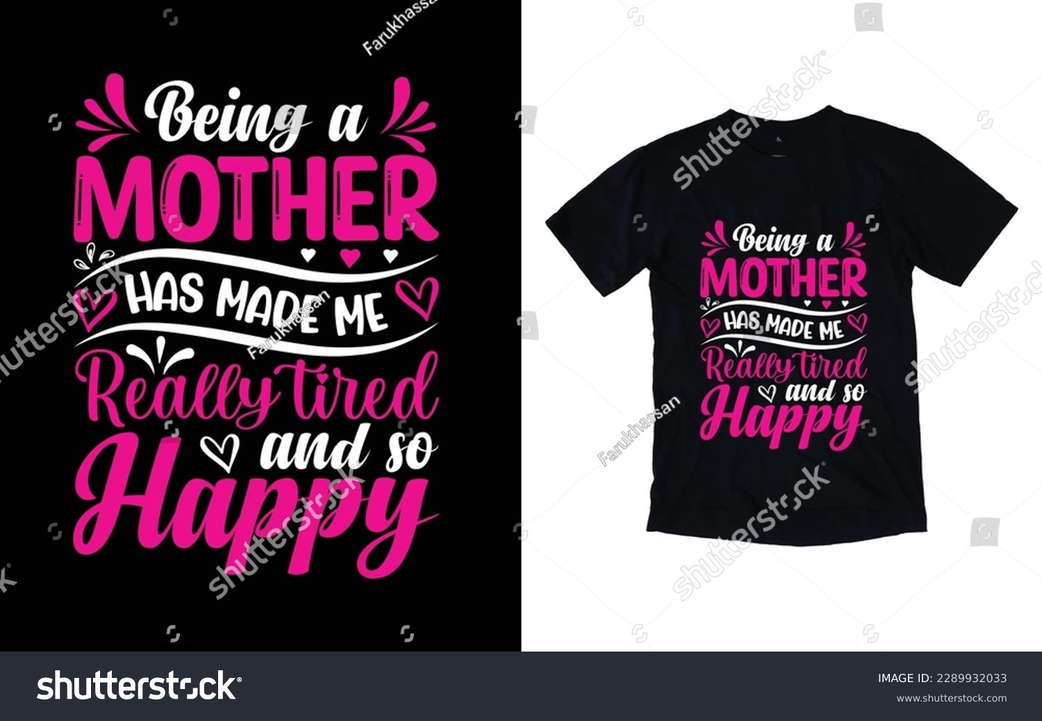 SVG of Being a mother has made me really tired and so happy quote mother's day typography t-shirt design,  Mother's day t-shirt design, Mom t-shirt design svg