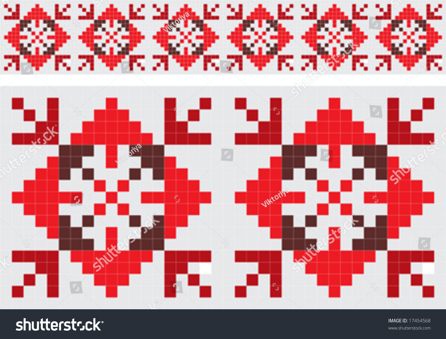 Belarus National Traditional Ornament Stock Vector Illustration ...