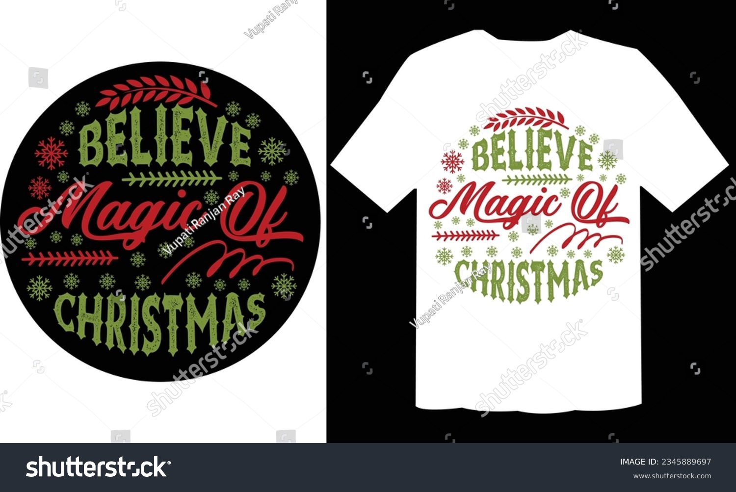 SVG of Believe Magic Of Christmas Ornament  Svg , Ornament T  Shirt  svg