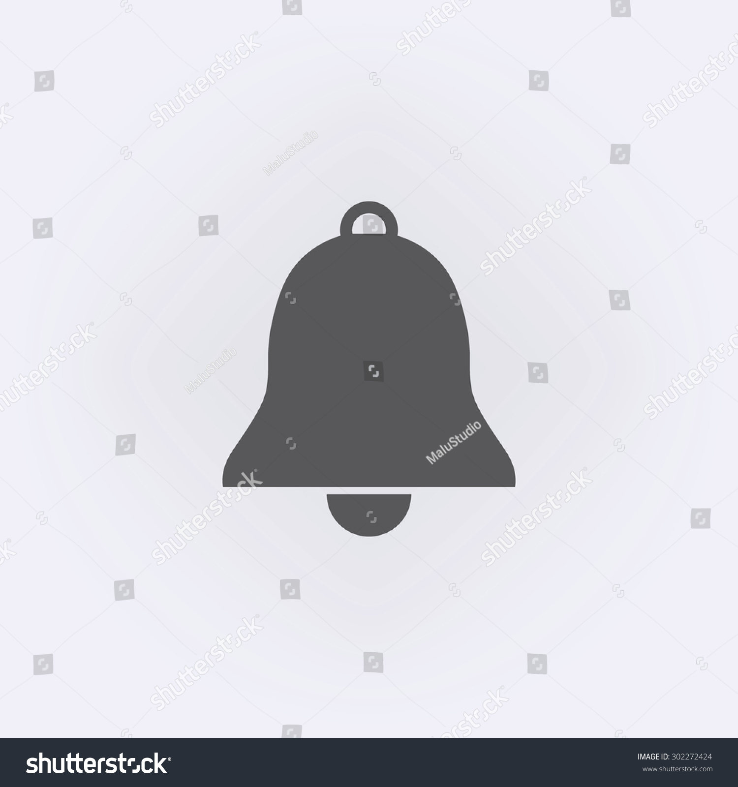 Bell Icon Stock Vector 302272424 - Shutterstock