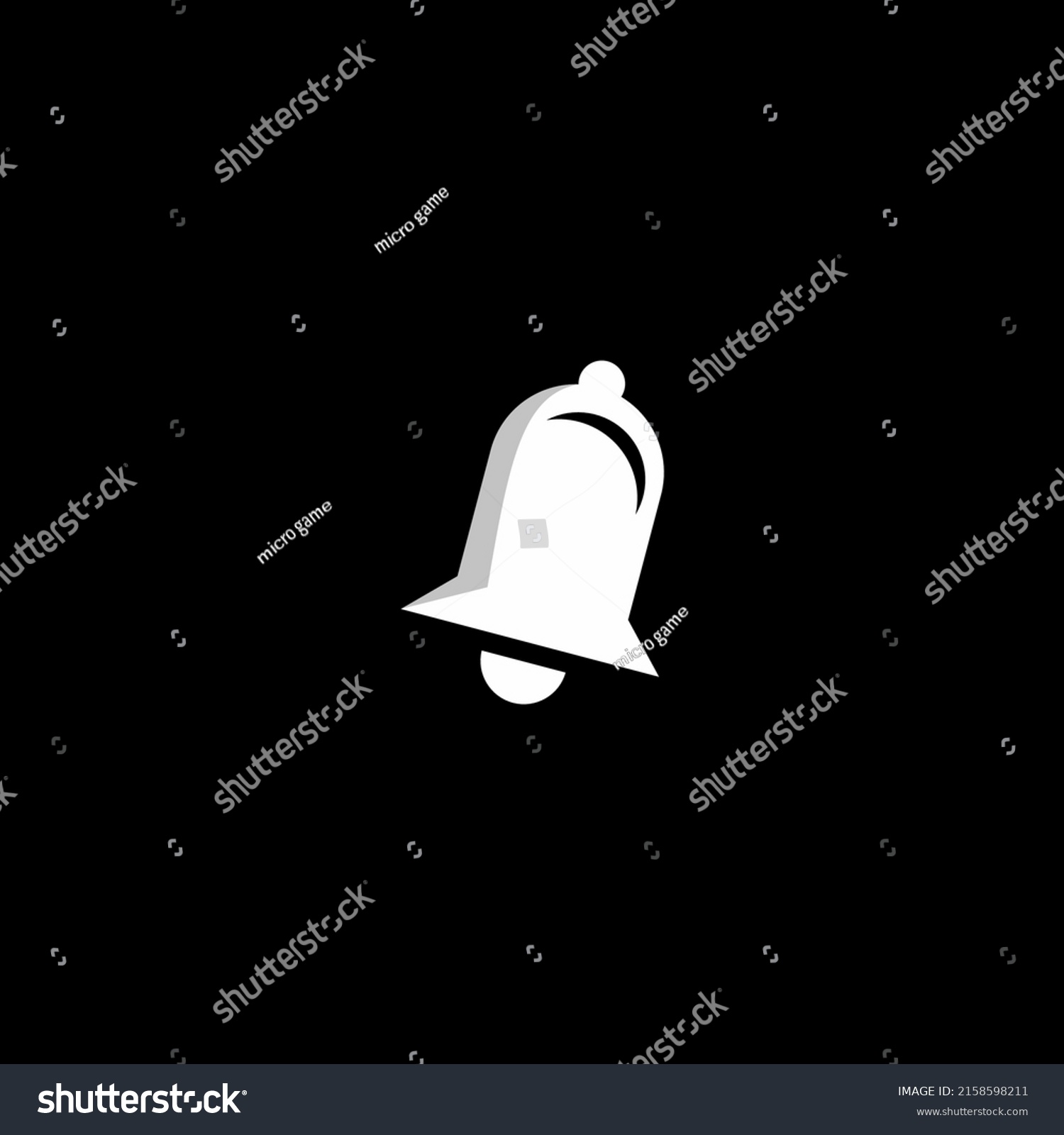 Bell Logo Vector Bell Notification Logo Stock Vector (Royalty Free