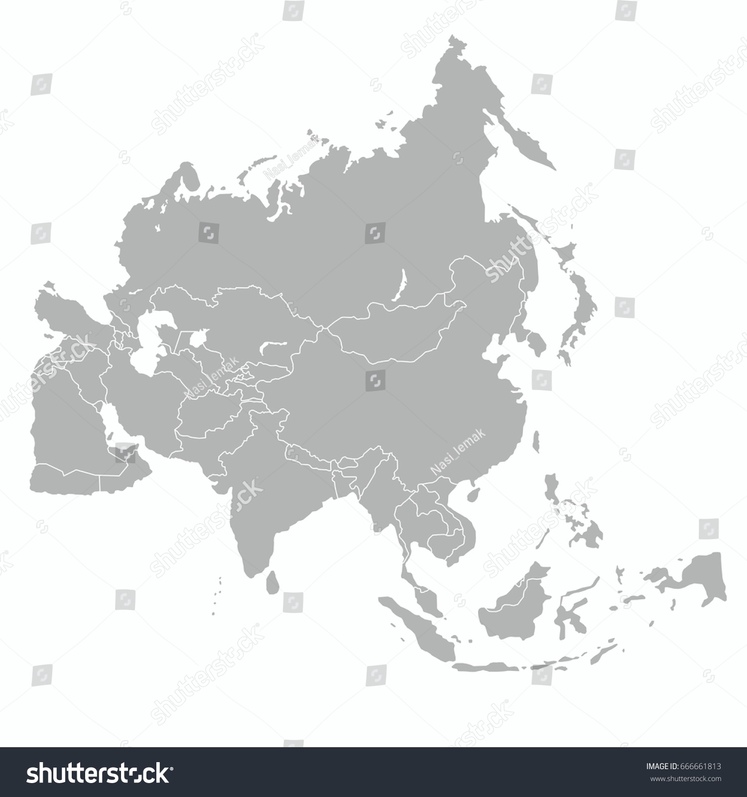 244,959 Asia map vector Images, Stock Photos & Vectors | Shutterstock