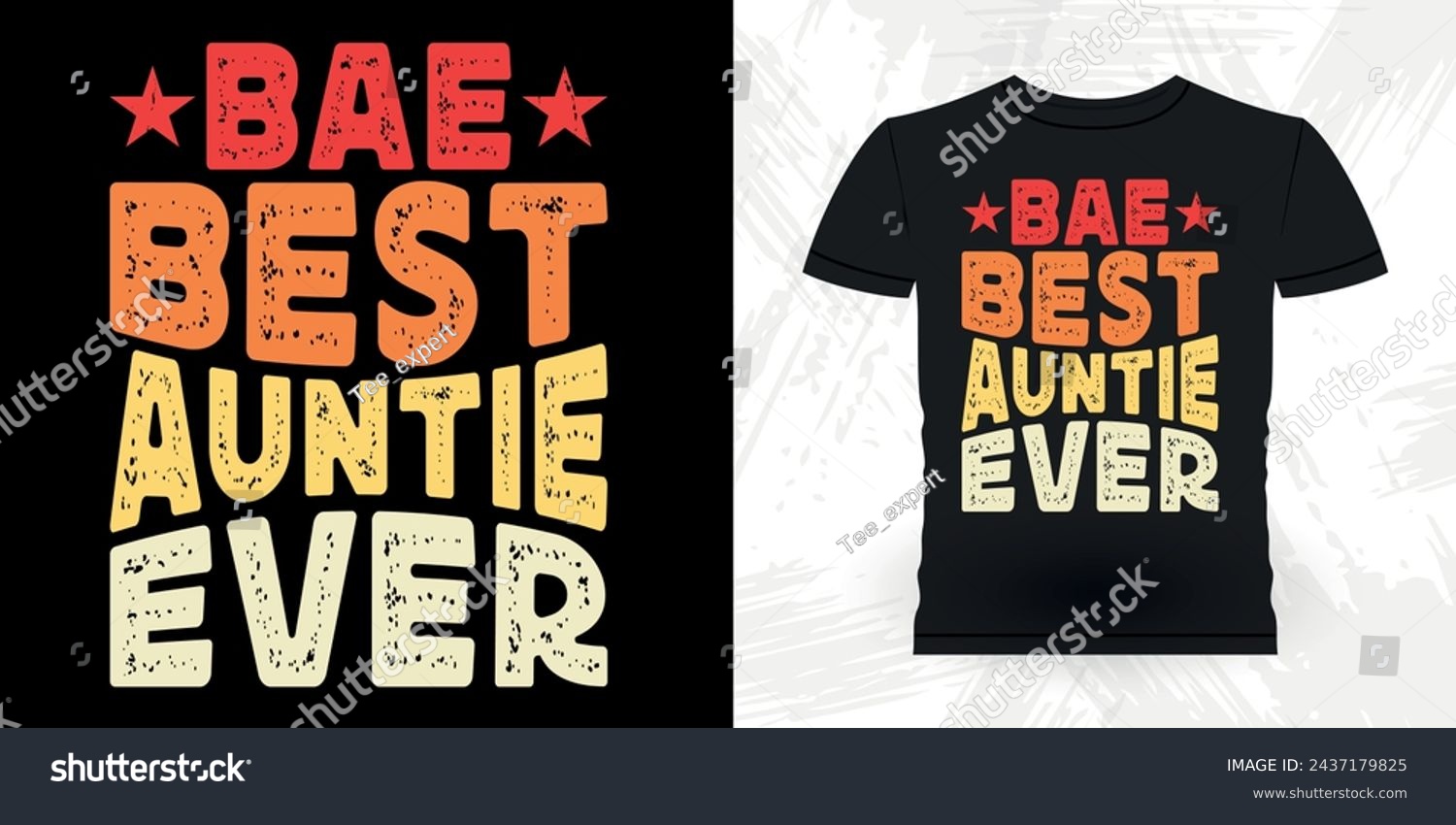 SVG of Best Aunt Ever Funny Nephew Retro Vintage Mom and Aunt T-shirt Design svg