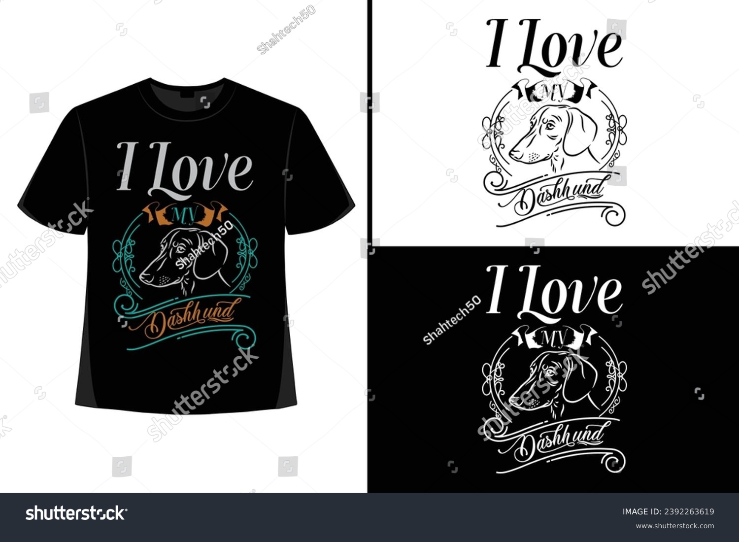 SVG of Best Dog Quotes Design - Boho Retro Style Dog T-shirt  Design. Dog  Quotes T-shirt Design, Vector EPS Editable Files svg