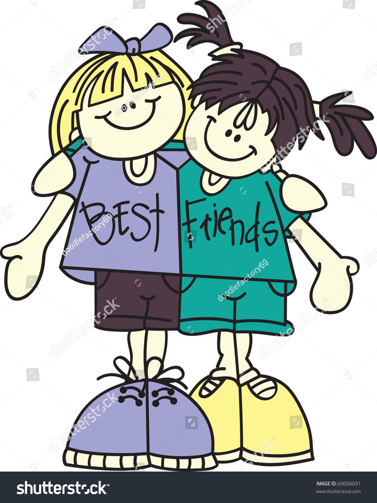 Best Friend Stock Vector 60006031 - Shutterstock