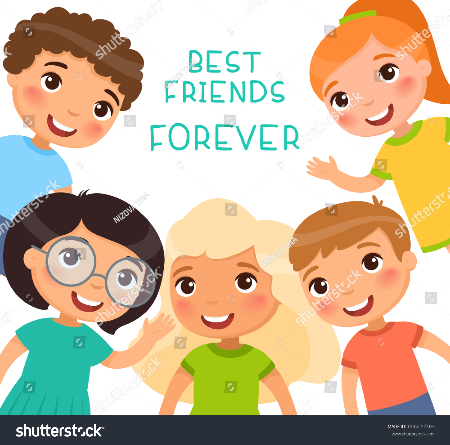 best friends forever cartoon free photo