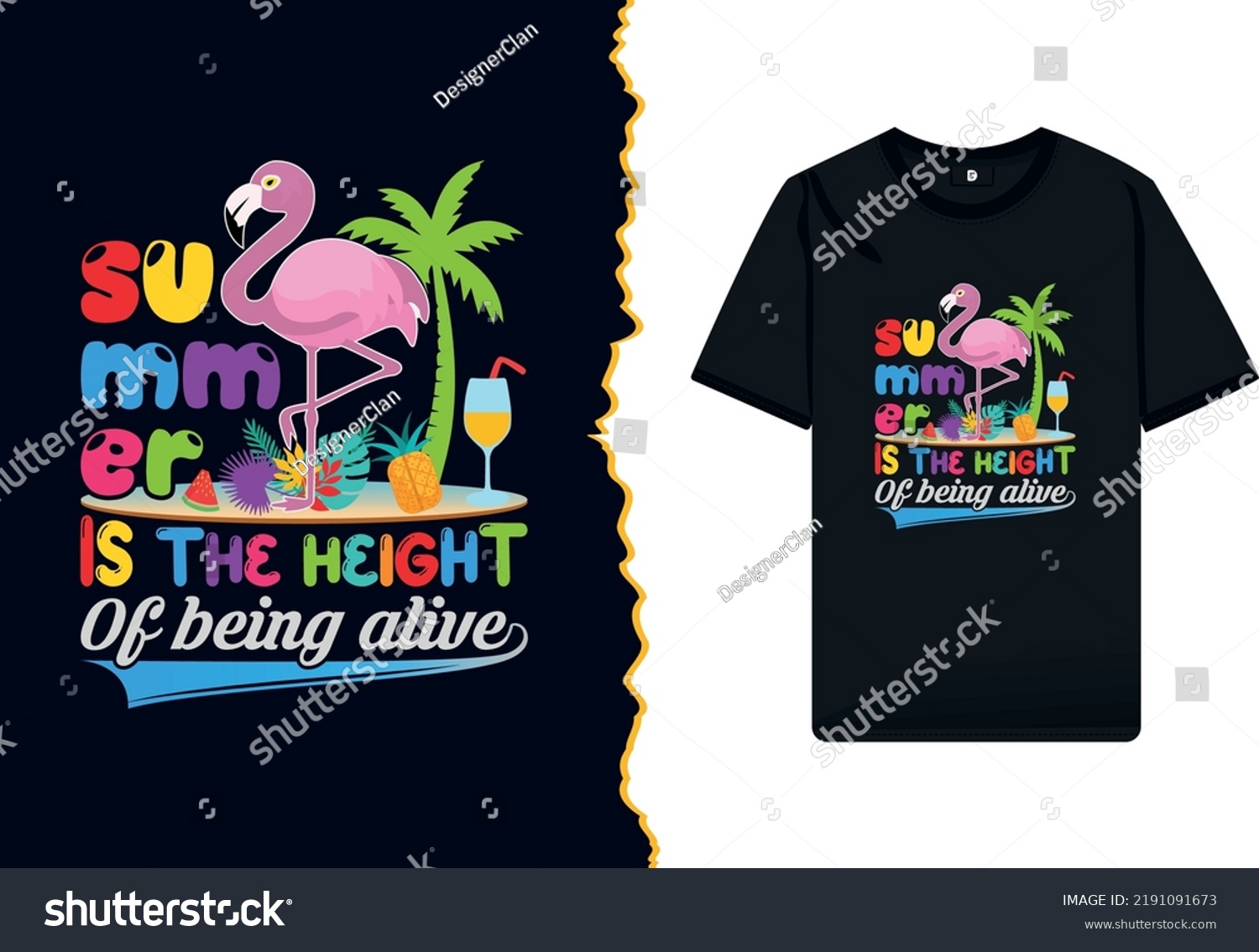 SVG of Best Summer t shirt design for kids. Summer break shirt vector template with colorful illustration for Students. svg