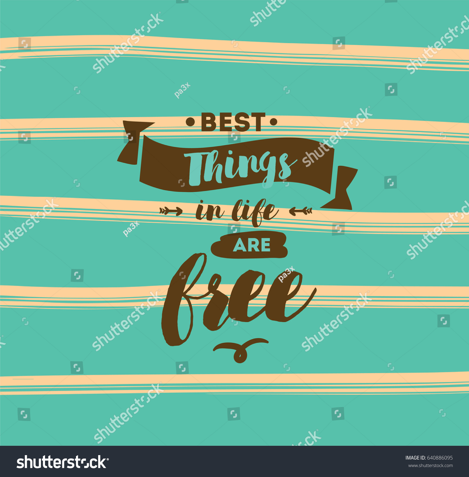 best things in life quotes best things life free inspirational quote stock vector