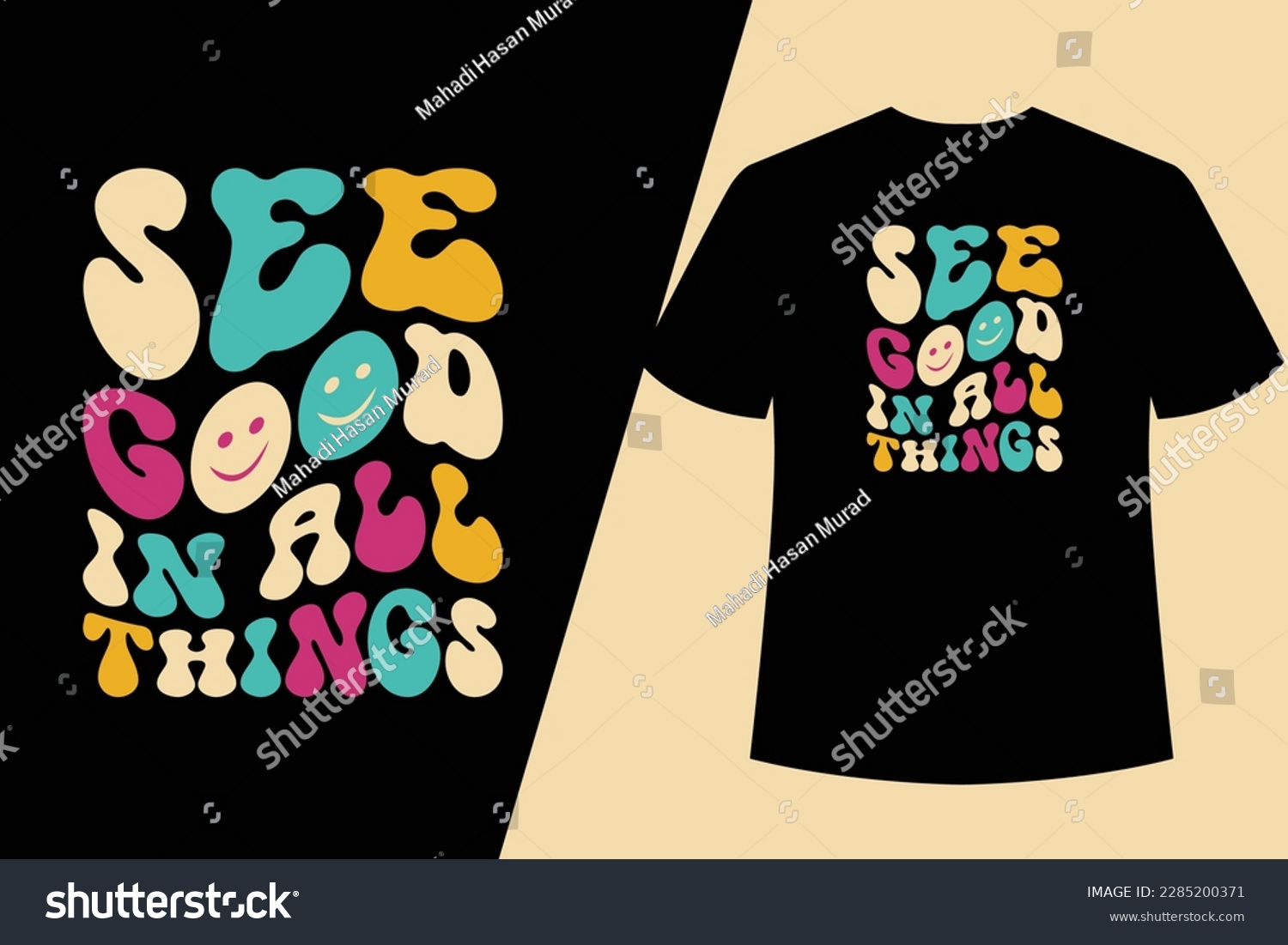 SVG of Best Wavy Retro Vintage Typography t Shirt Design vector groovy t shirt design gymnastic t shirt design  svg