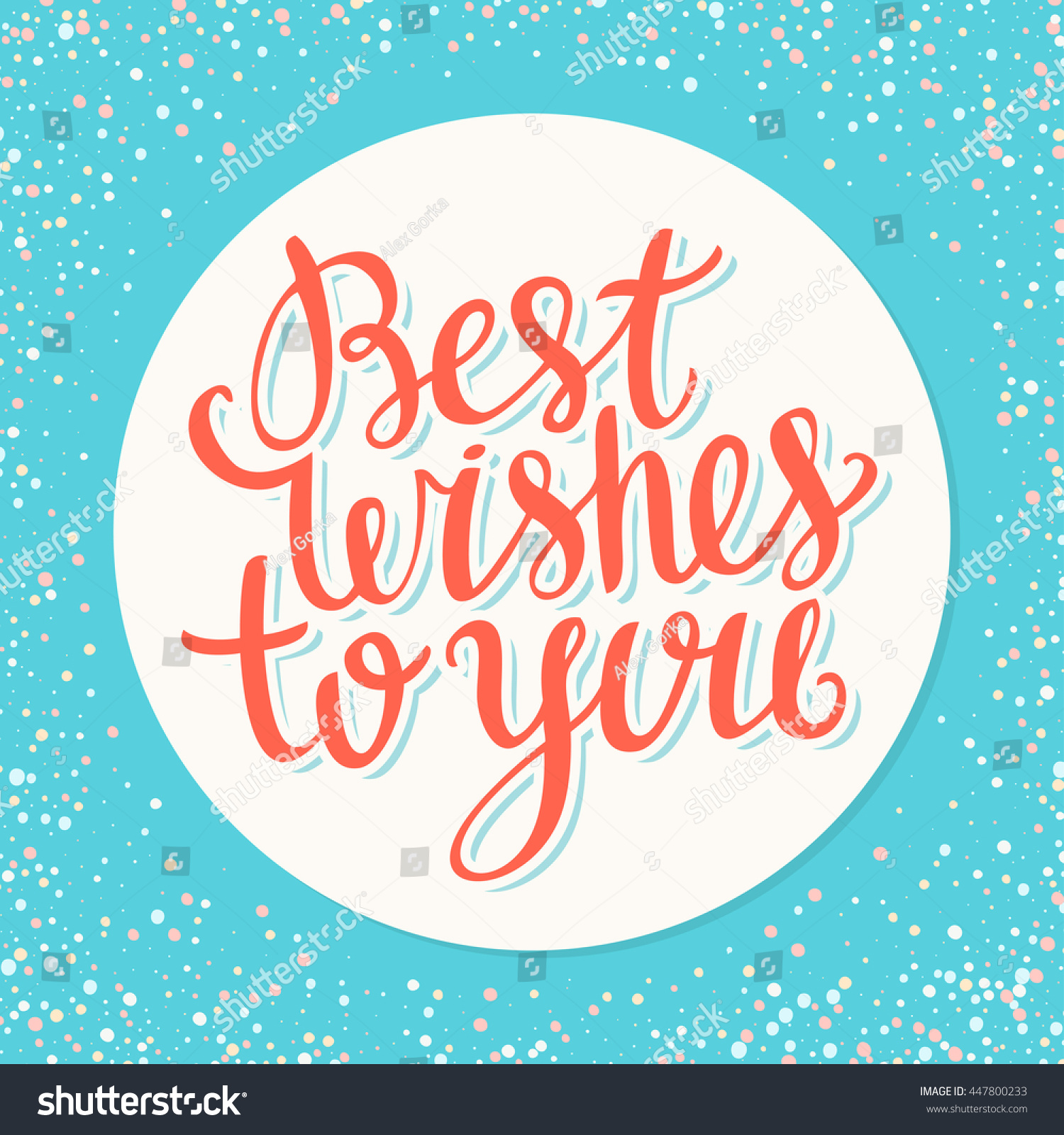 best wishes you farewell card stock vector (royalty free