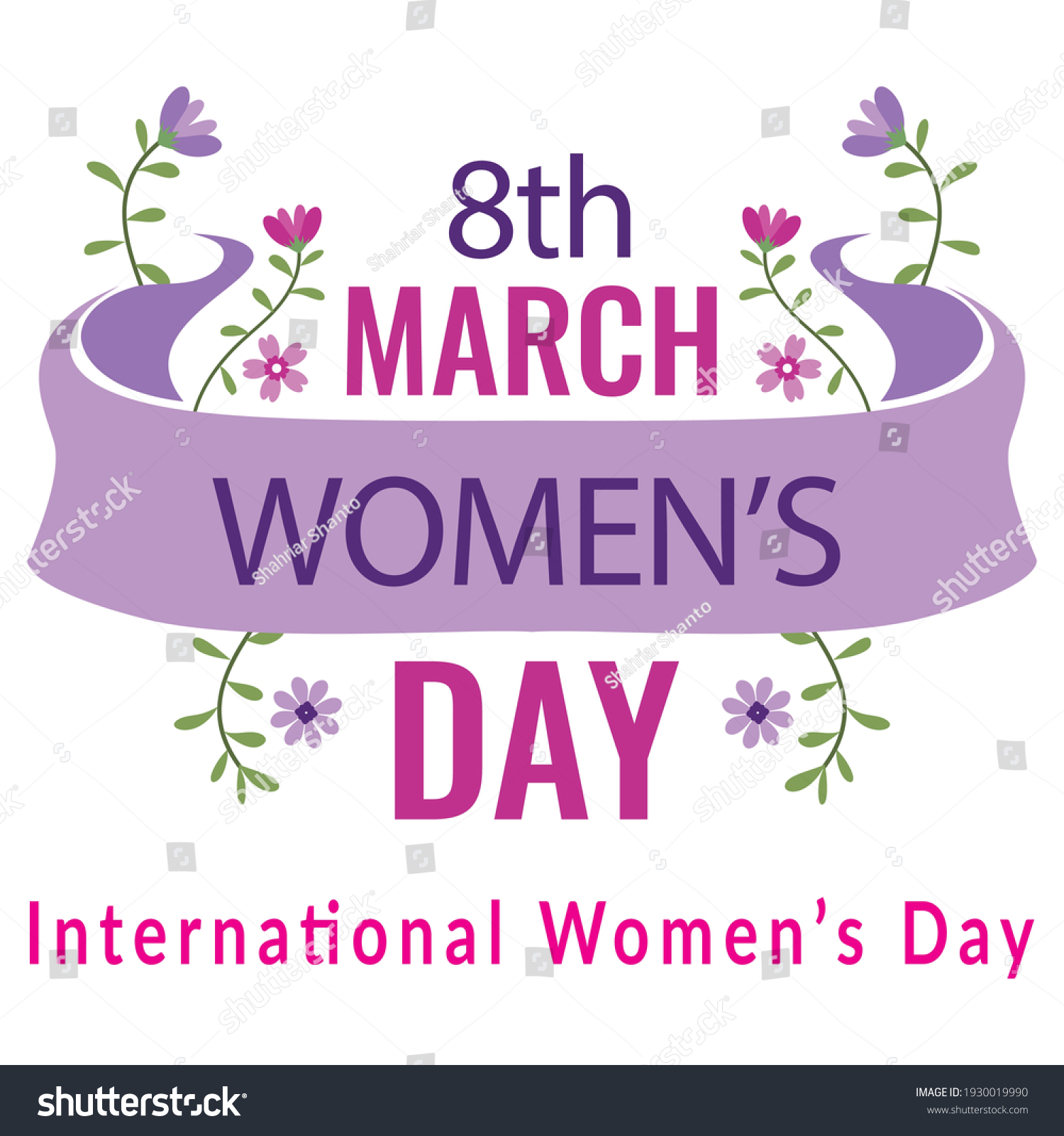 Best Womens Day Logo Template Design Stock Vector (Royalty Free ...