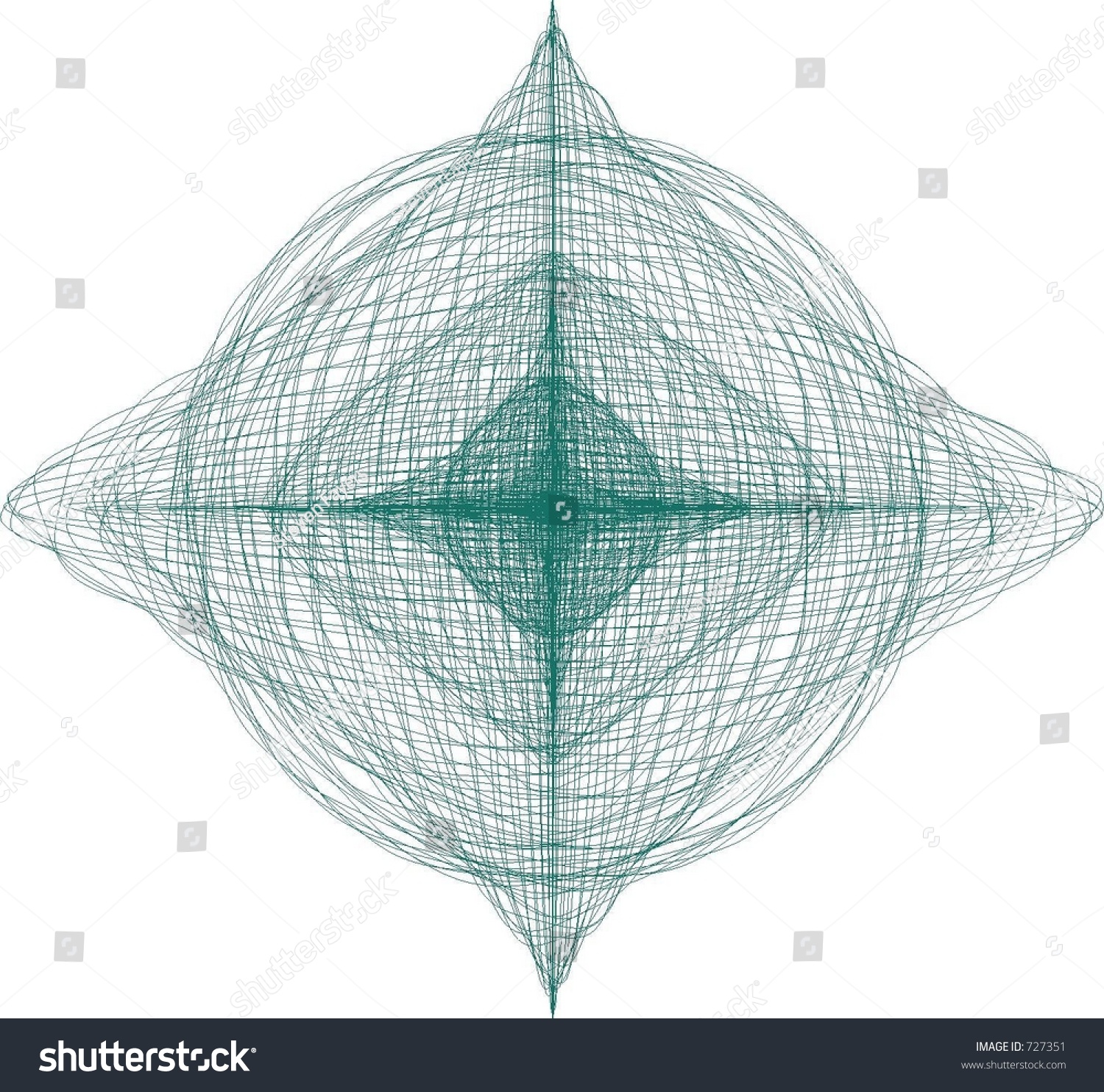 Bezier Curves Line Art Vector Design Stock Vector 727351 - Shutterstock