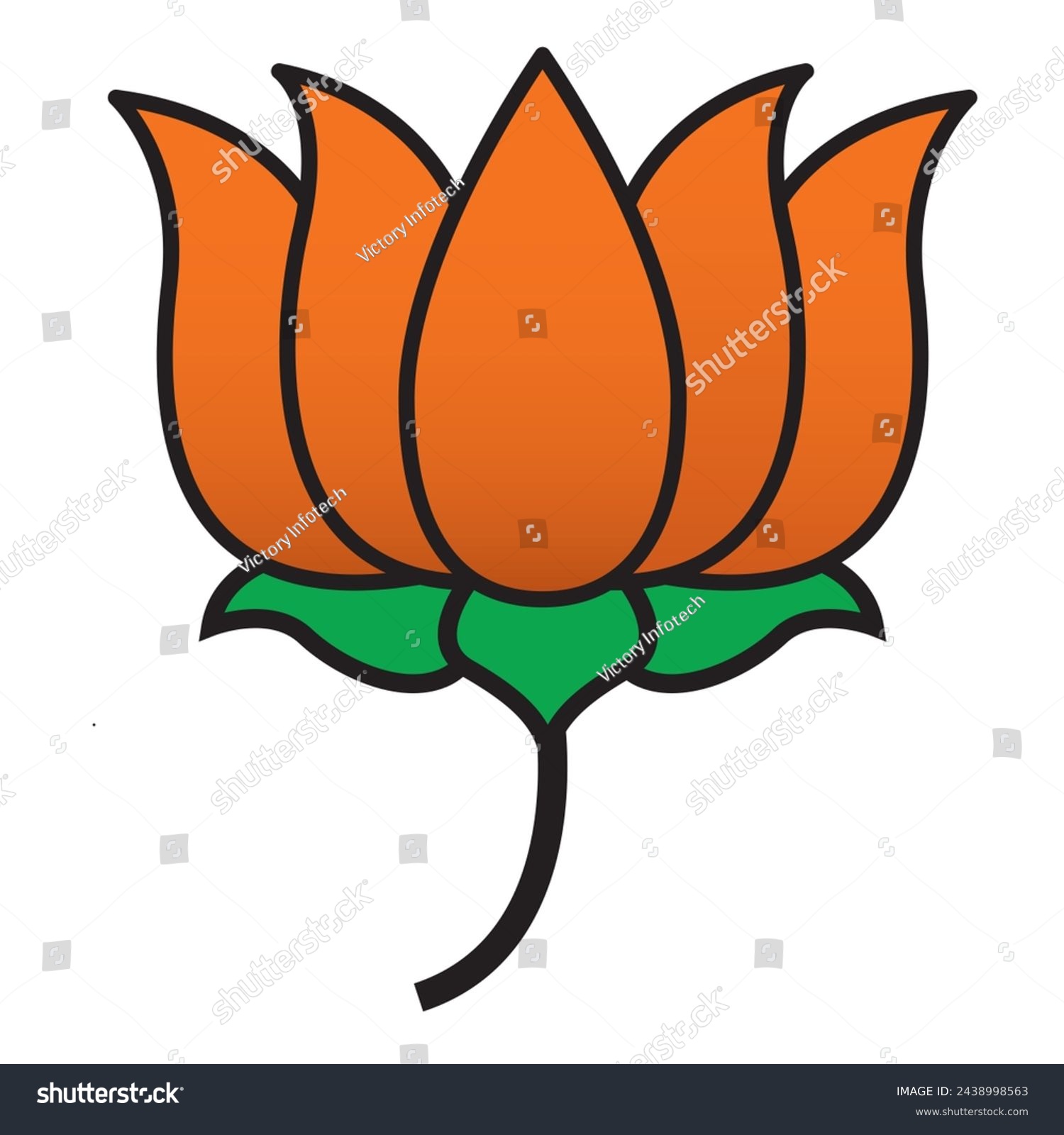 SVG of Bharatiya Janata Party  political BJP party logo svg