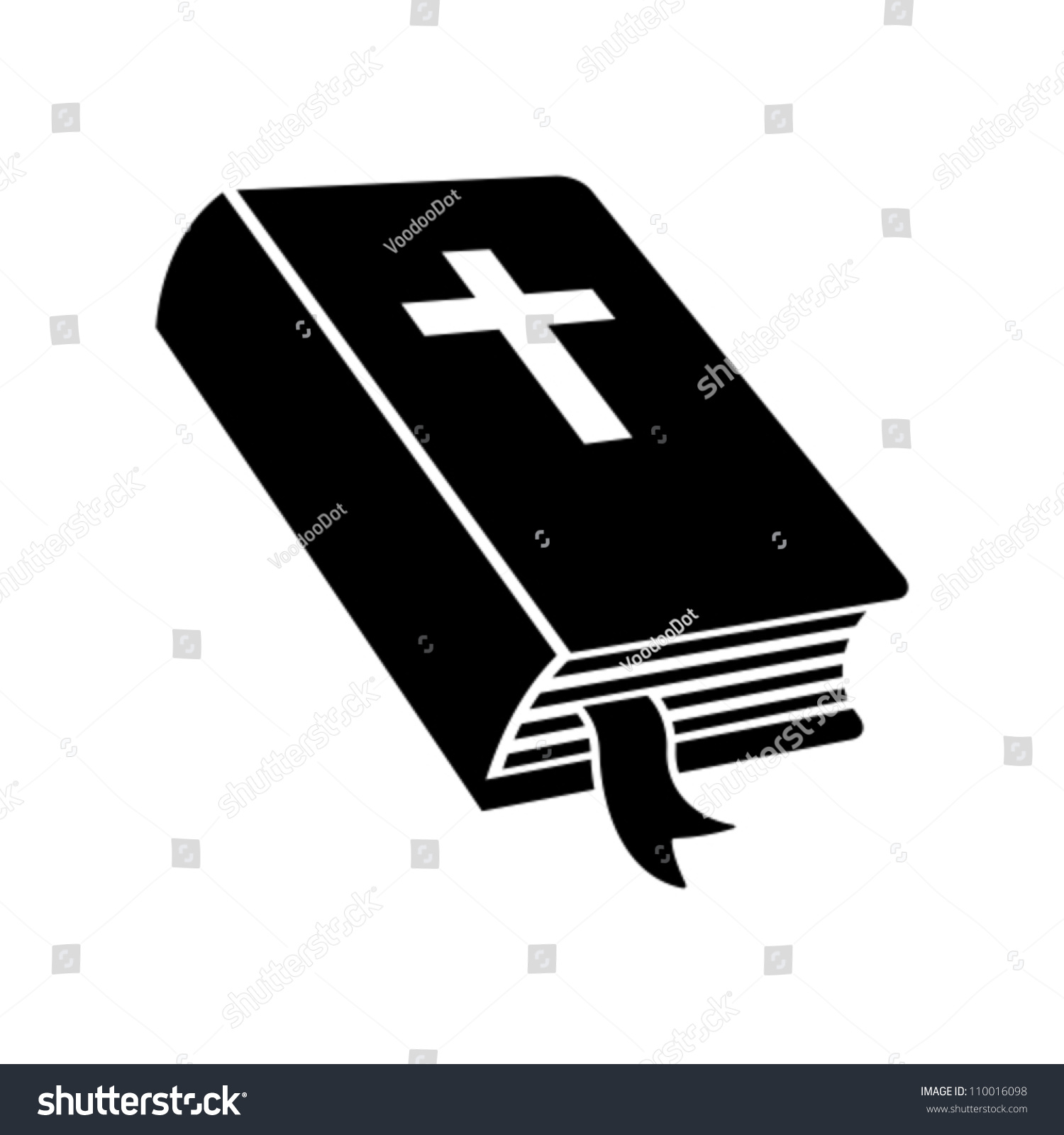 Bible Book Icon Stock Vector Illustration 110016098 : Shutterstock