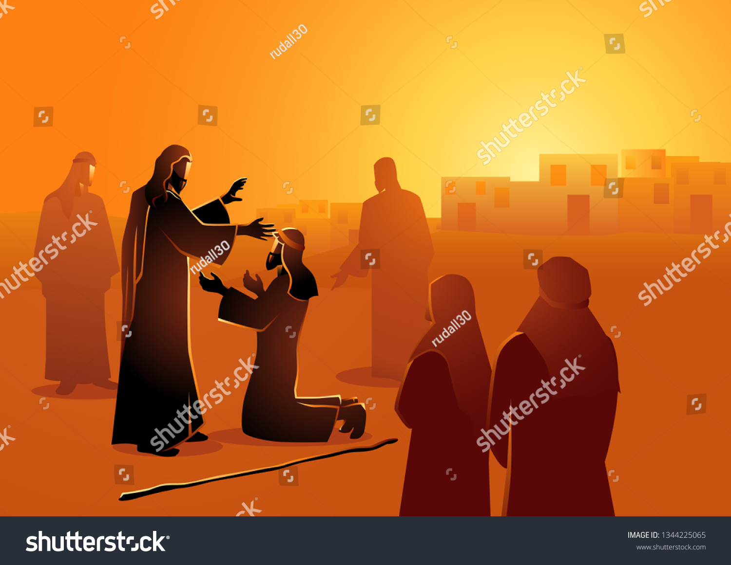 558 Jesus heals Stock Illustrations, Images & Vectors | Shutterstock